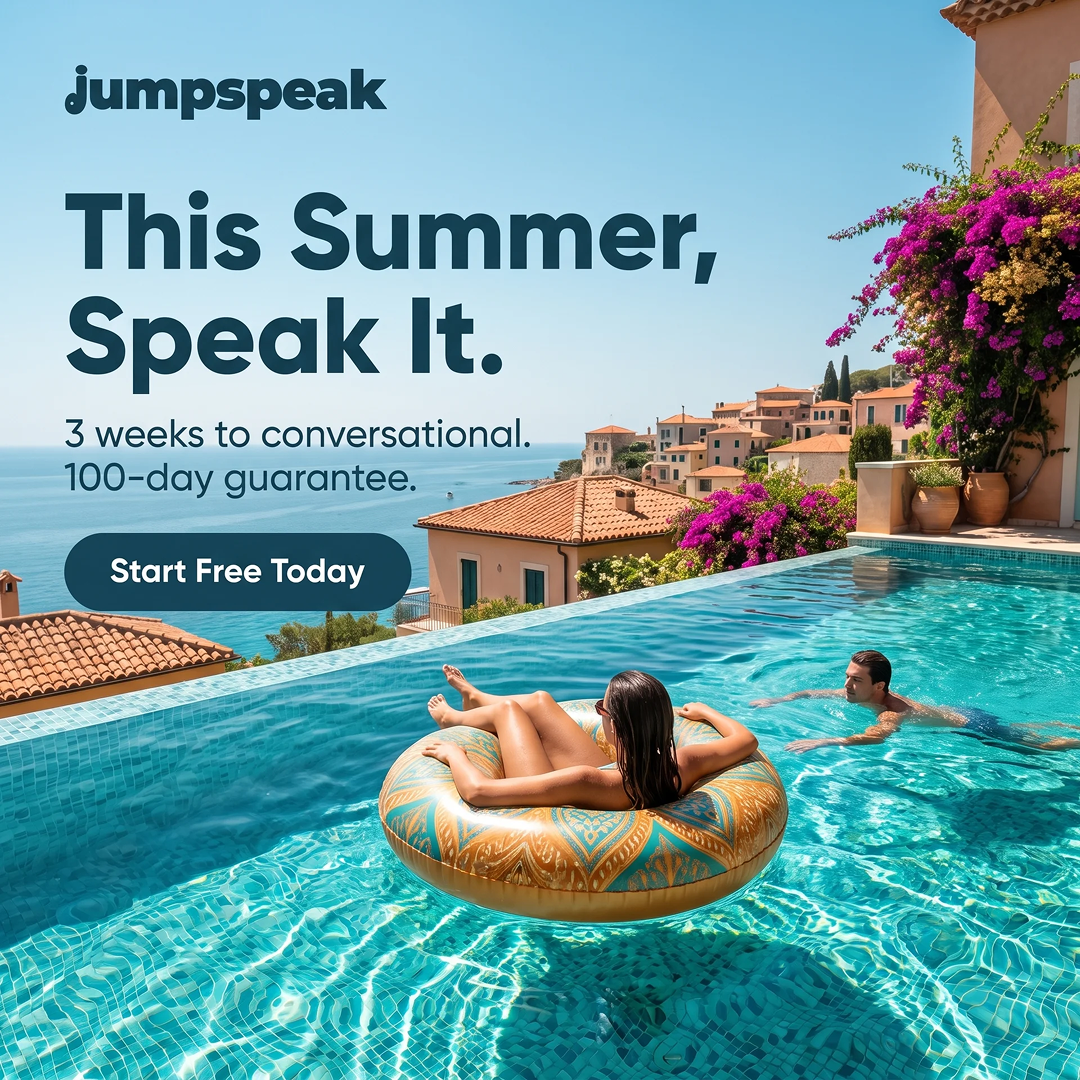 Jumpspeak Facebook ad