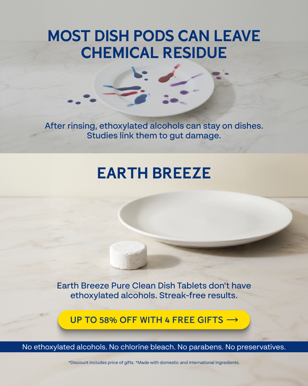 Earth Breeze Facebook ad