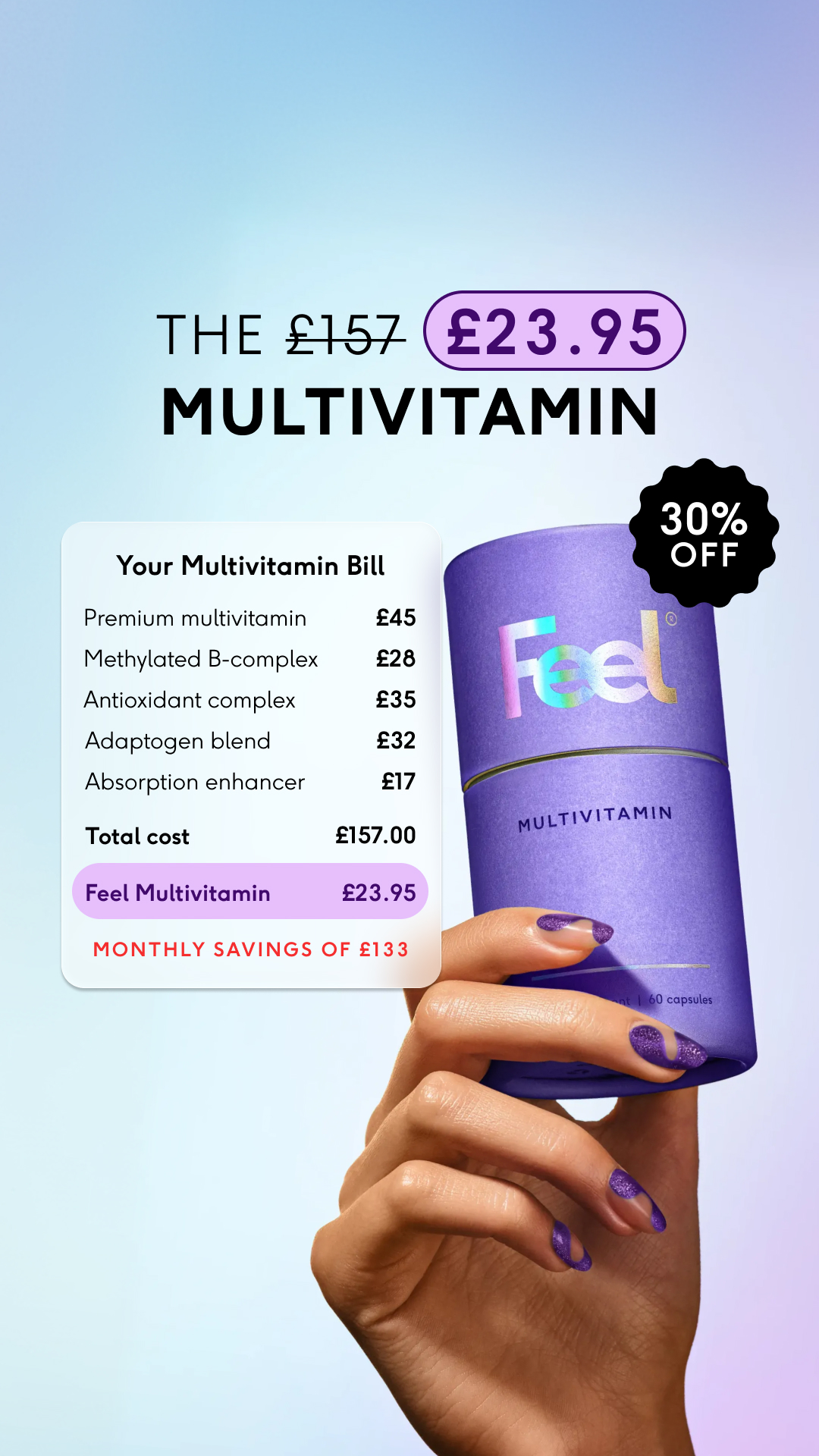 Feel Facebook ad