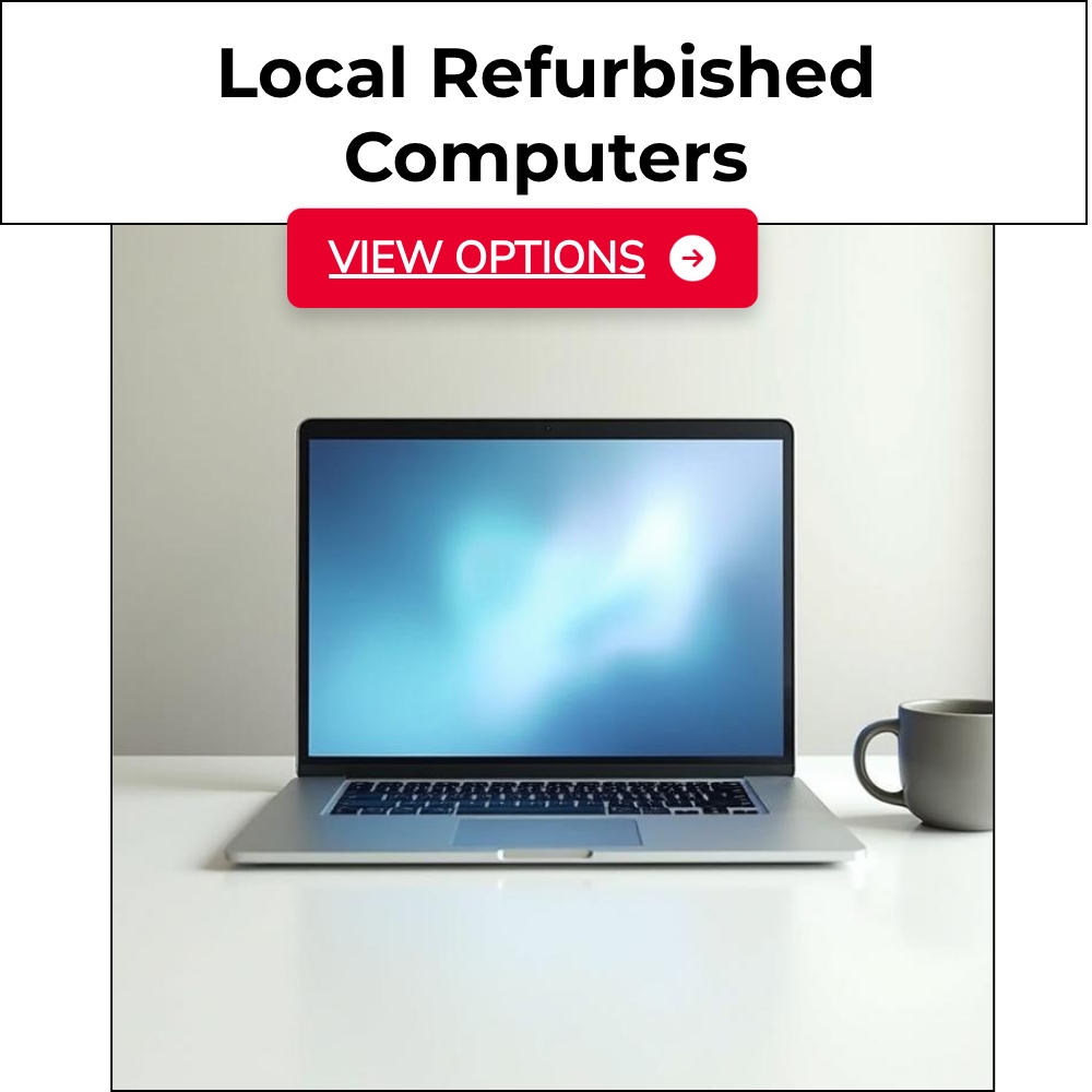 SwiftResults Corridor Facebook ad: Local Refurbished Computers