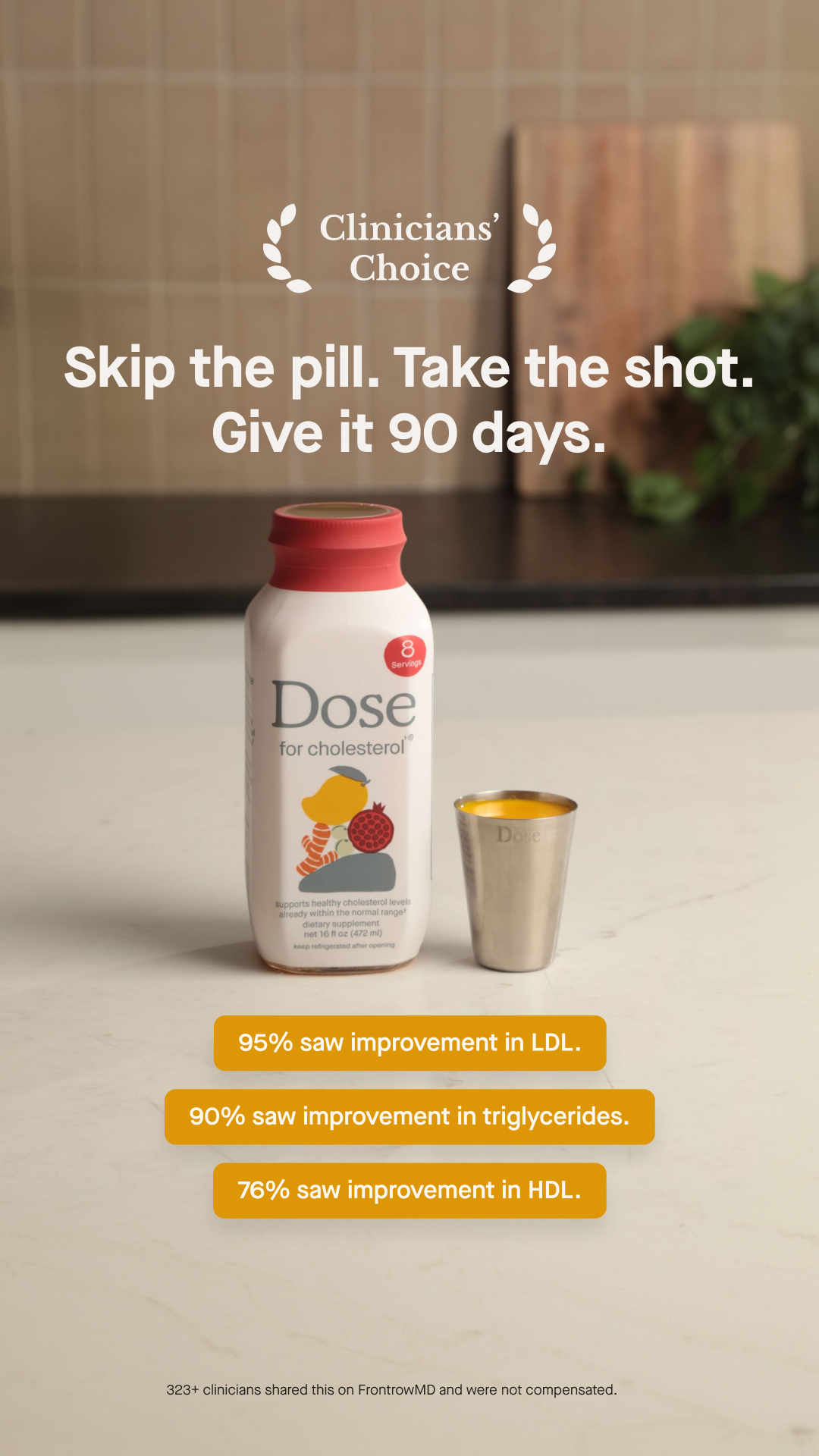 Dose for Cholesterol Facebook ad
