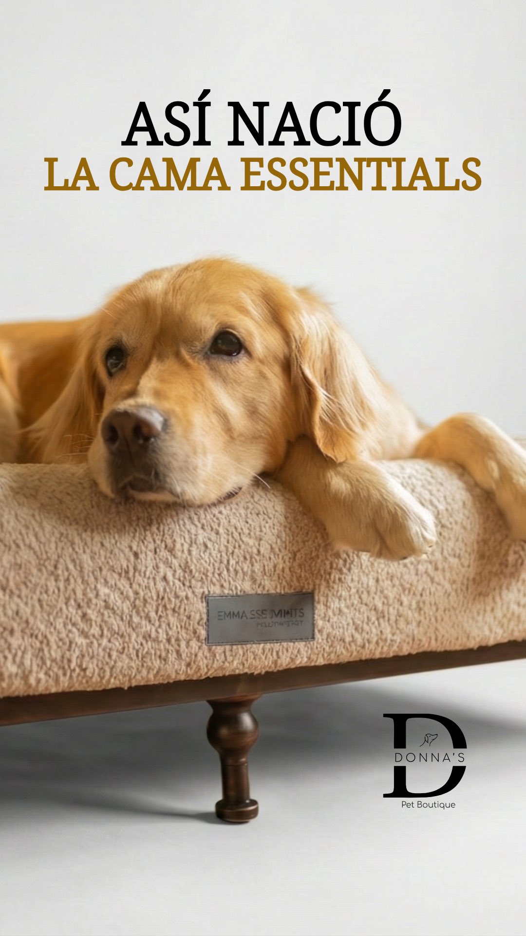 Donna's Pet Boutique Facebook ad: Dormir bien no es un lujo.