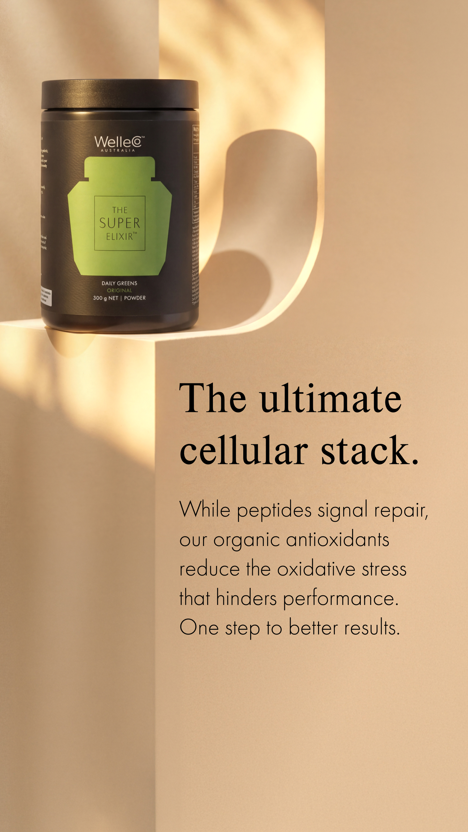 WelleCo Facebook ad