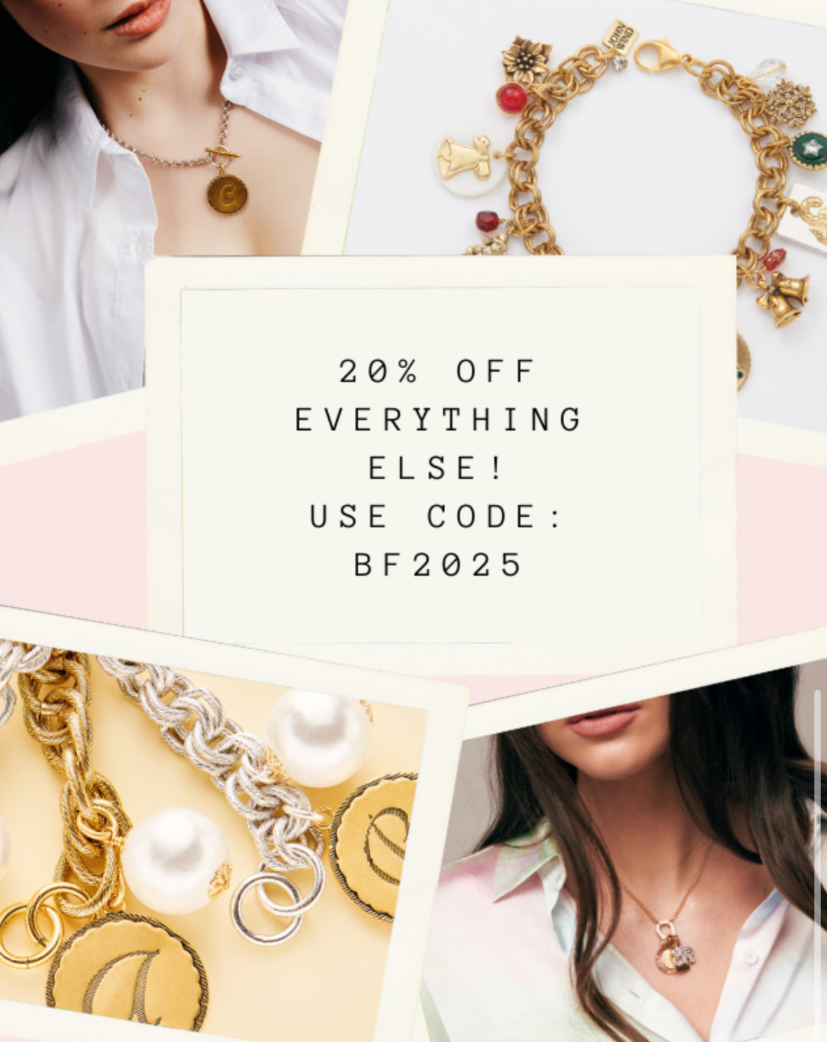 Personalized Custom Charm Bracelets - John Wind Jewelry Facebook ad: Create Your Own
