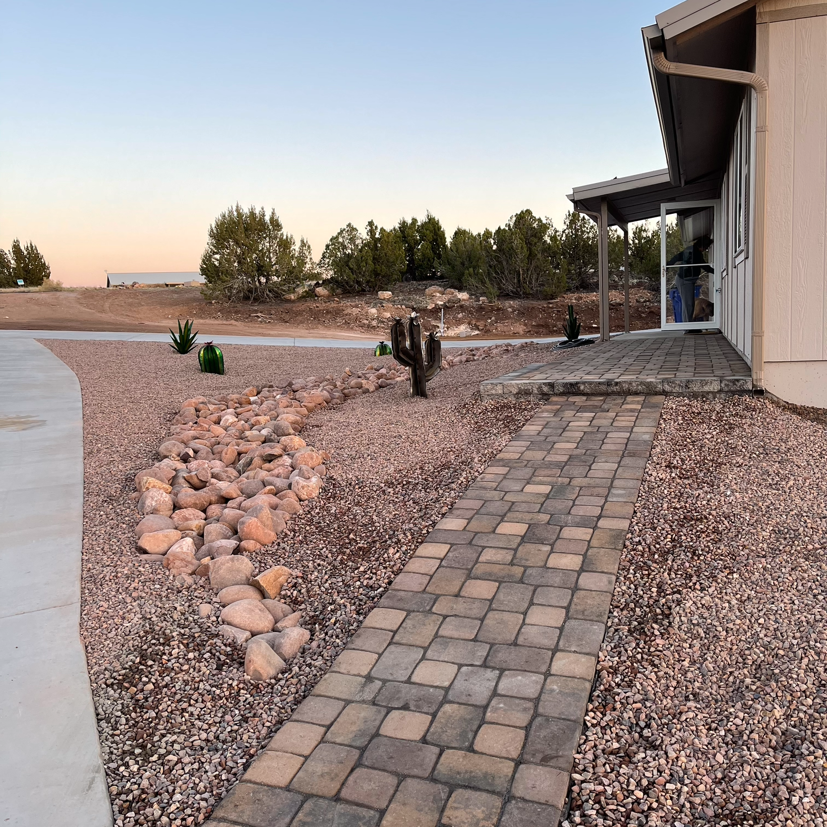 White Mountain Landscaping Facebook ad: Revitalize your outdoor space with our expert landscaping…