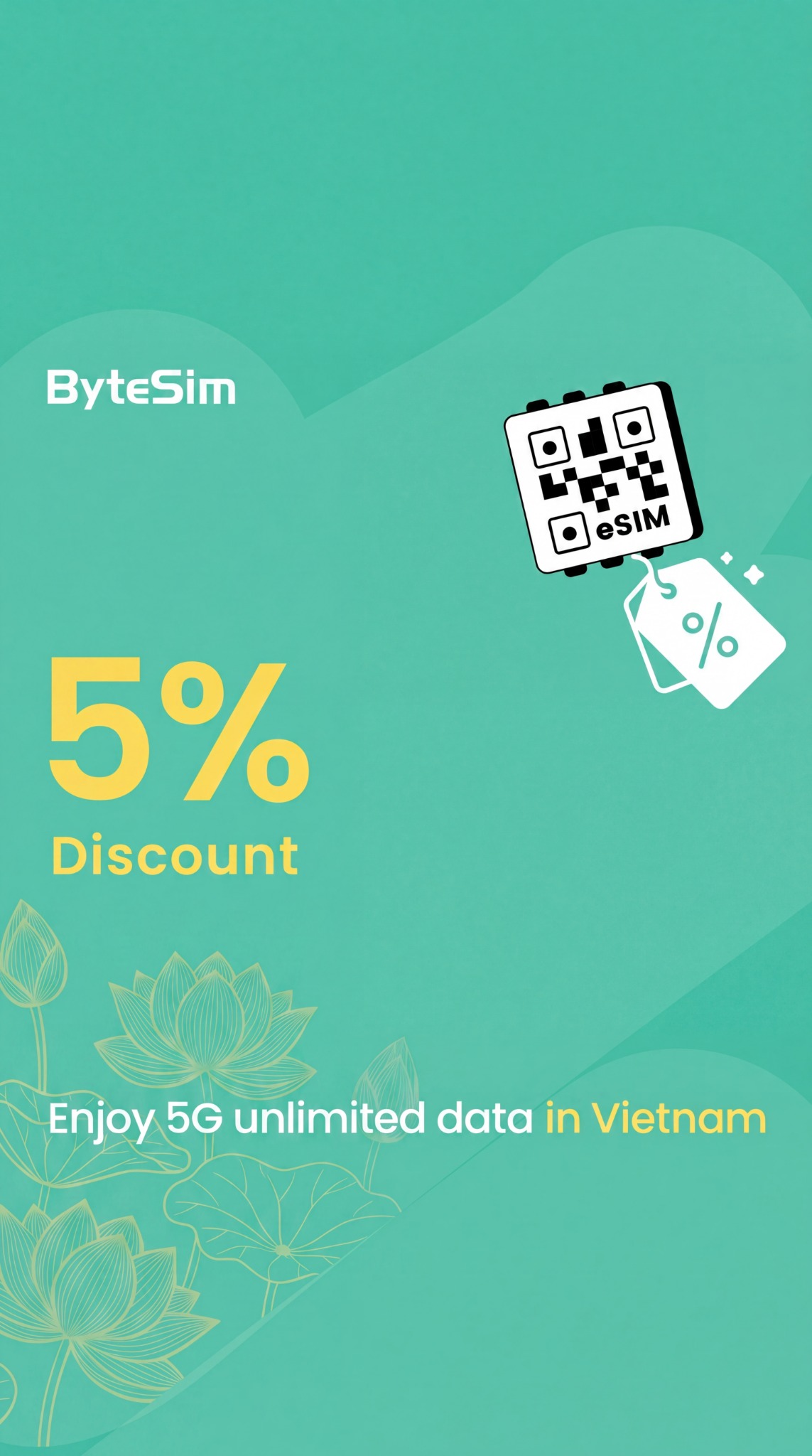 ByteSim Facebook ad