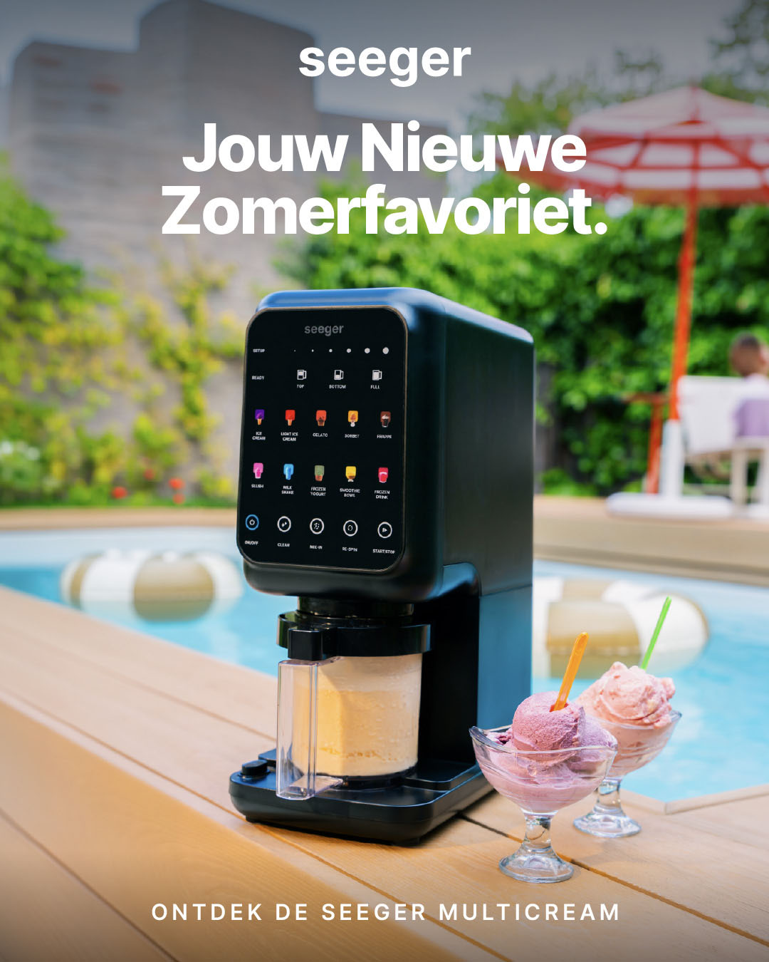 My Seeger Facebook ad: Vers ijs in 15 minuten