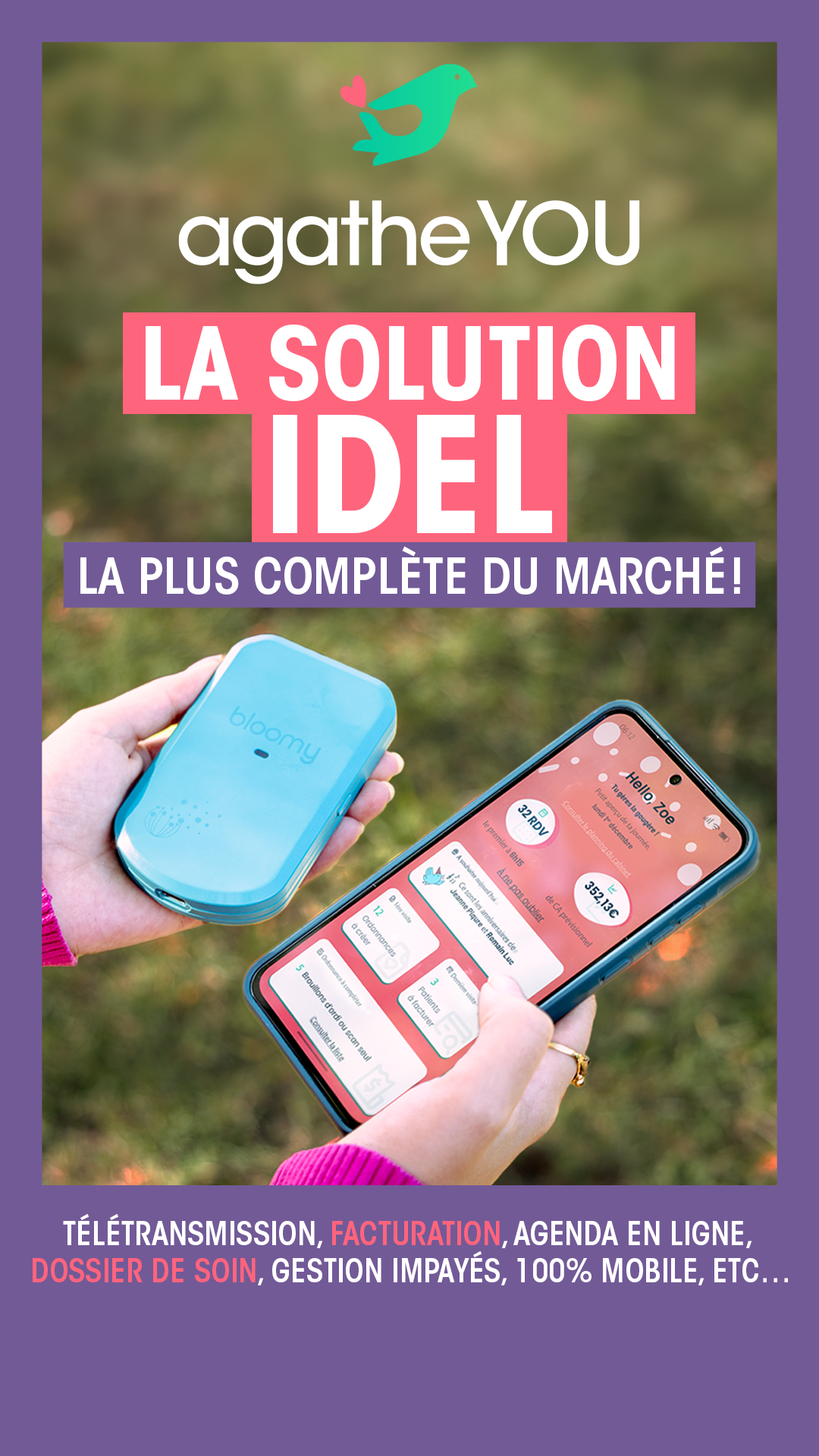 La Ruche des infirmières libérales Facebook ad from Jun 16, 2026