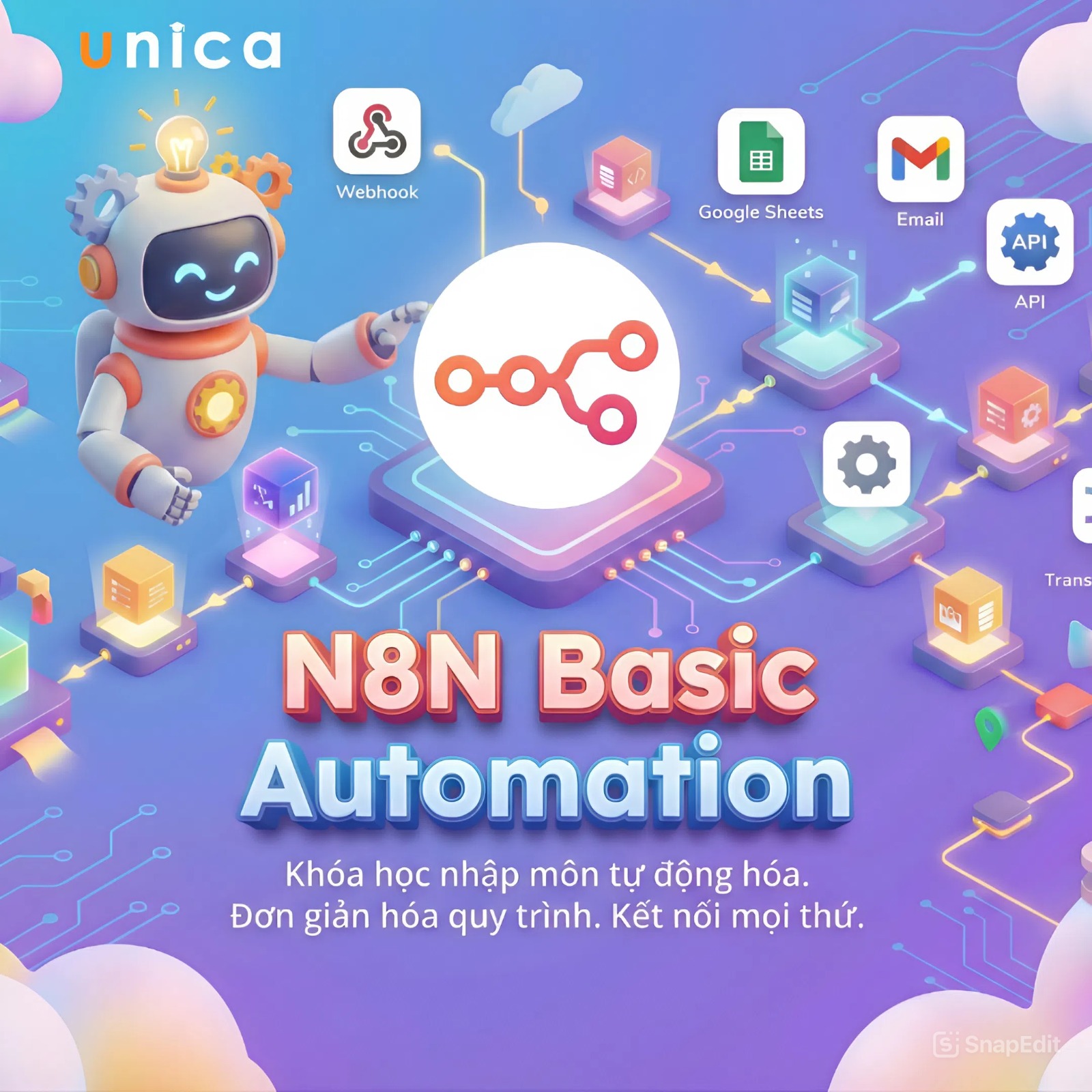 Unica - AI Automation Facebook ad: Không cần code vẫn tự động hóa công việc