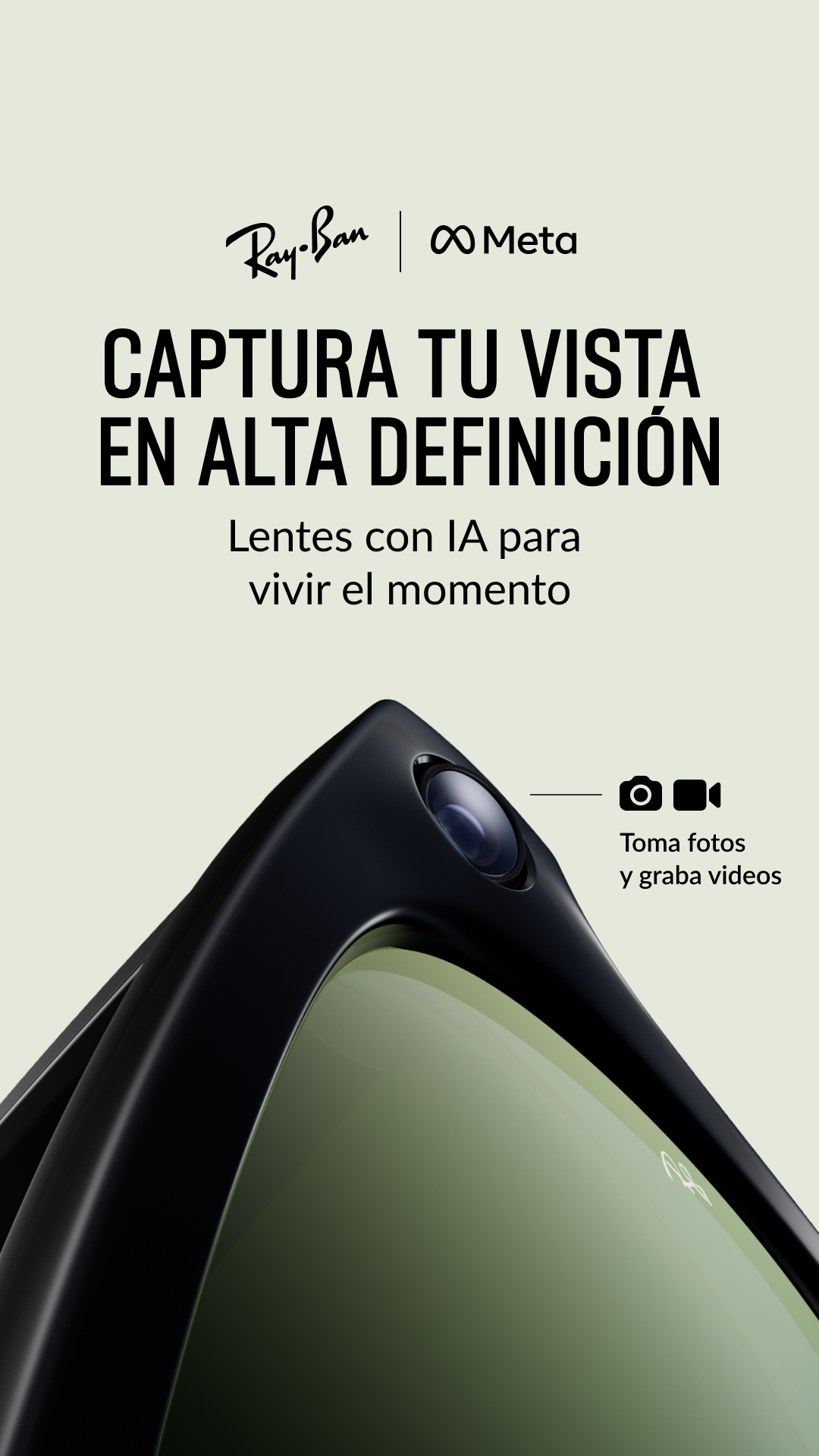 Ray-Ban Meta Facebook ad