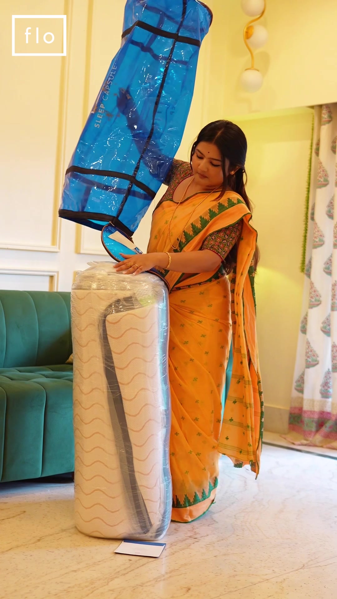 Flo Mattress Facebook ad: 100 Nights Risk Free Trial | 10 Years Warranty
