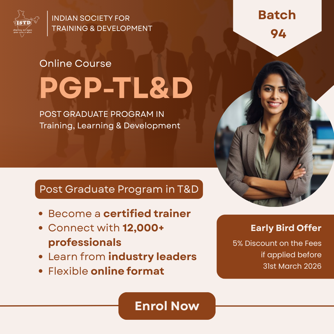 Indian Society for Training and Development Facebook ad from Mar 5, 2026
