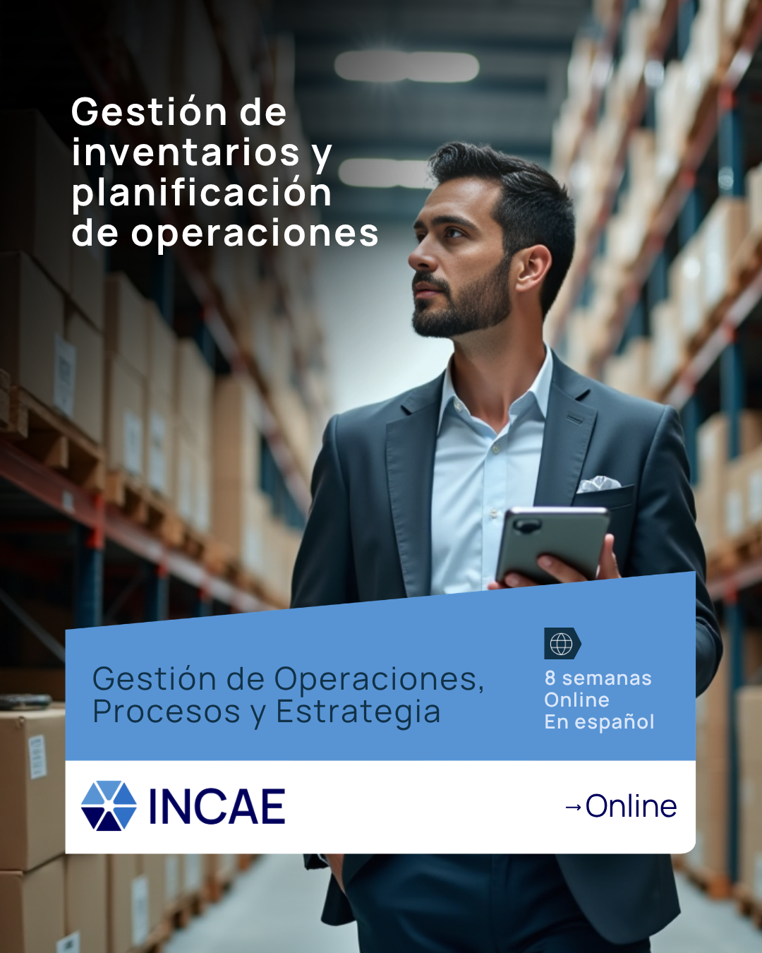 INCAE Online Facebook ad