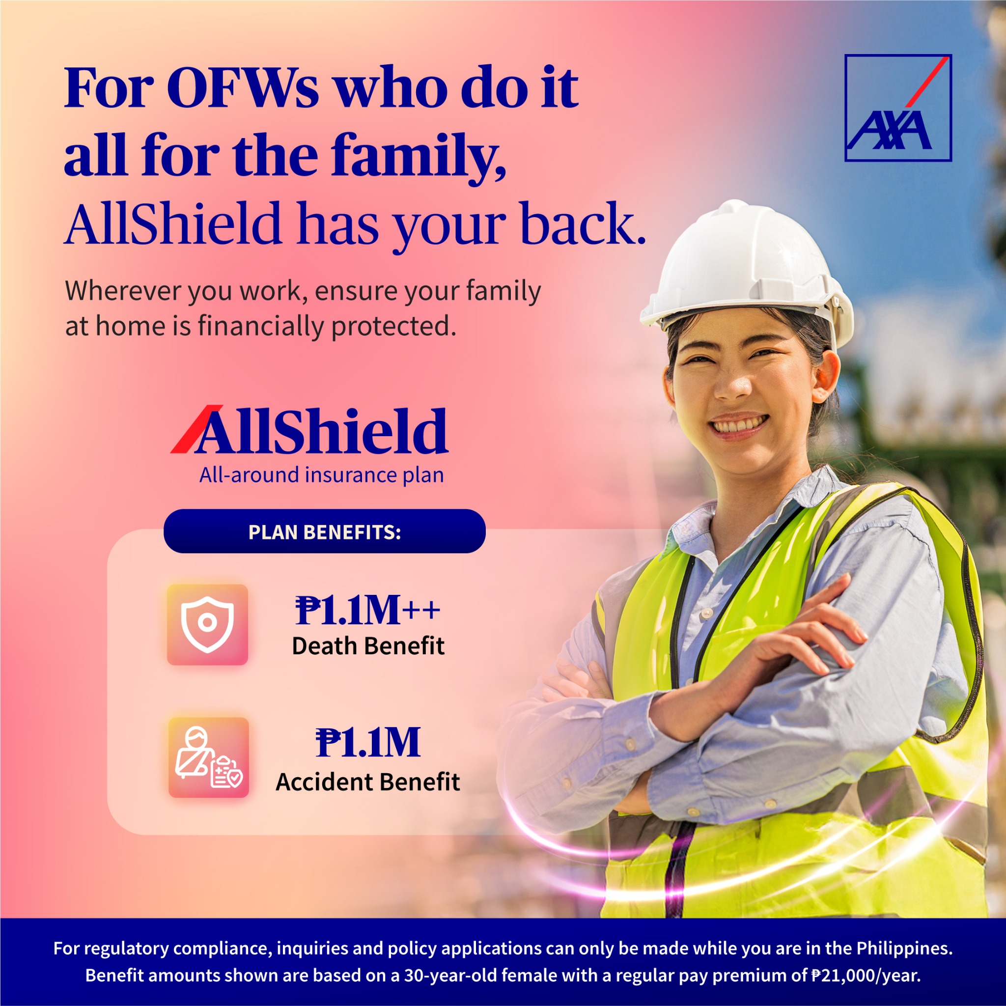 AXA Philippines Facebook ad