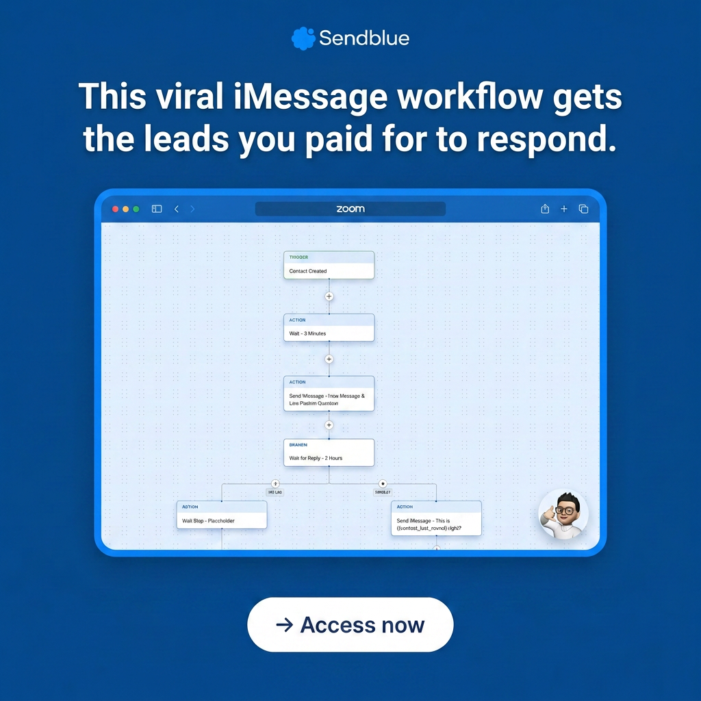 Sendblue Facebook ad