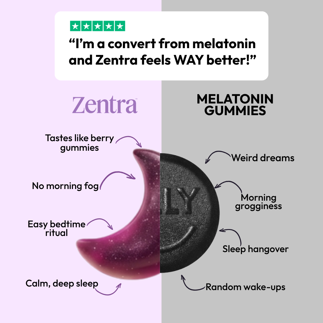 Zentra Facebook ad: Start Sleeping Better