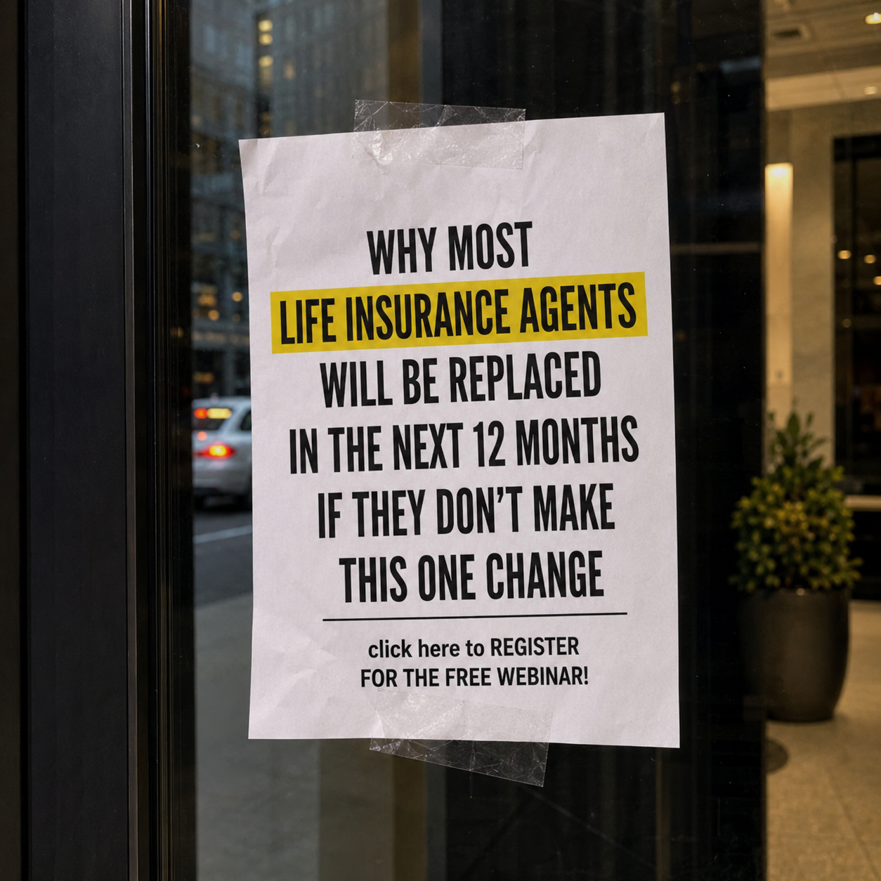 GM Wealth Financial Facebook ad: ATTENTION: Life Insurance Agents