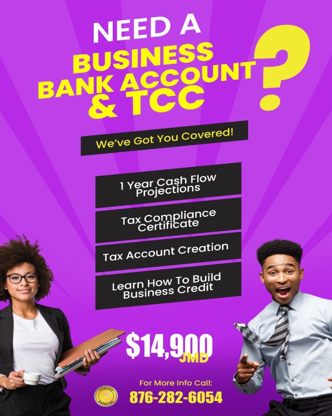 Standard Marketing Services Facebook ad: Give Us A Call Today!