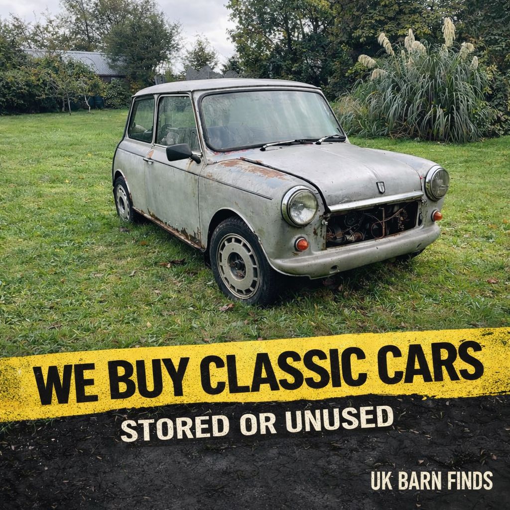 UK Barn Finds Facebook ad: Do you have a classic car sitting unused…
