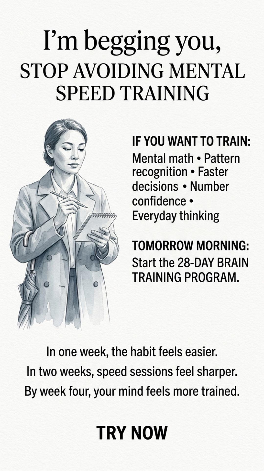 Impulse: Brain Training & Self-Discovery Facebook ad