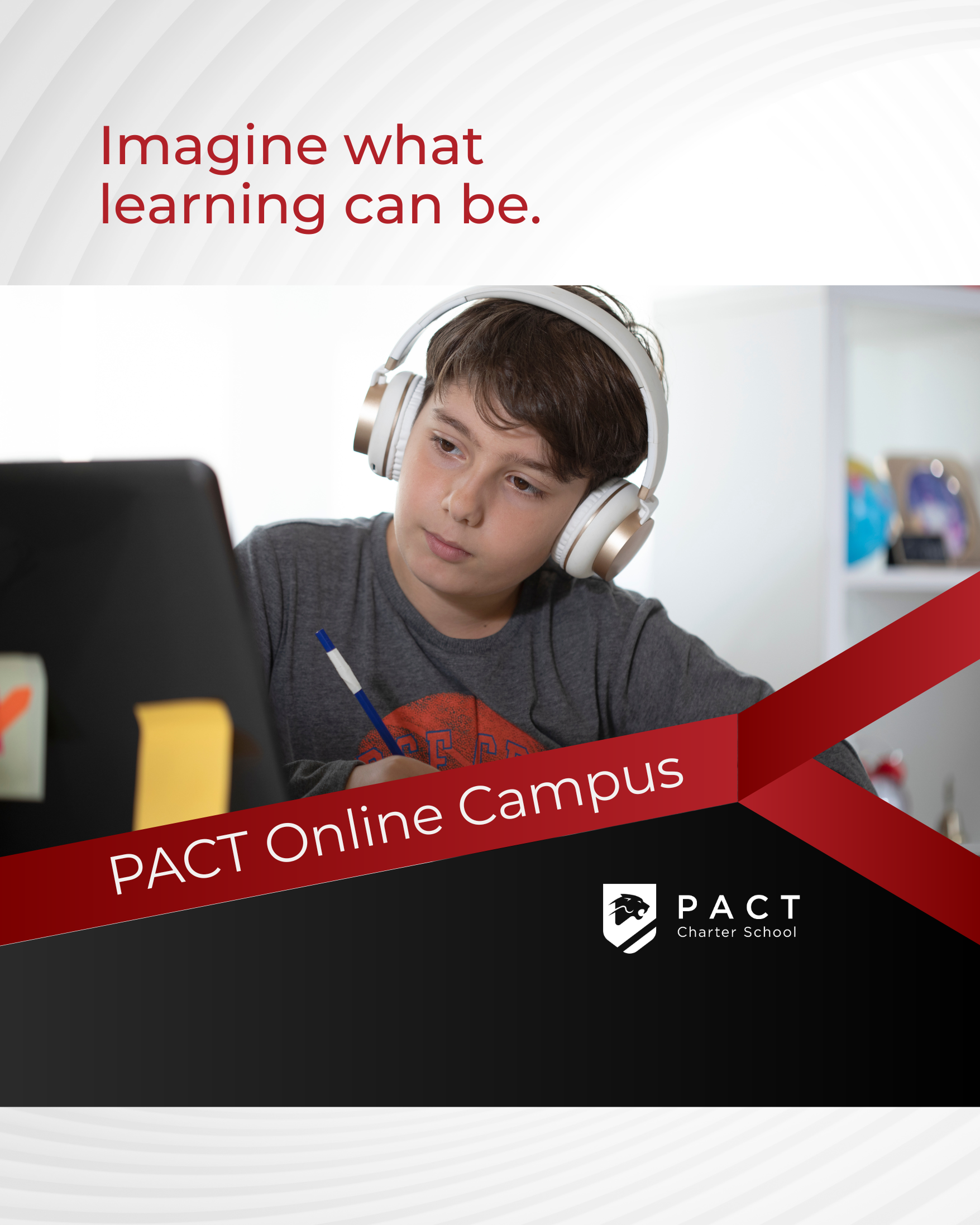 PACT Charter School Facebook ad: PACT Online Campus