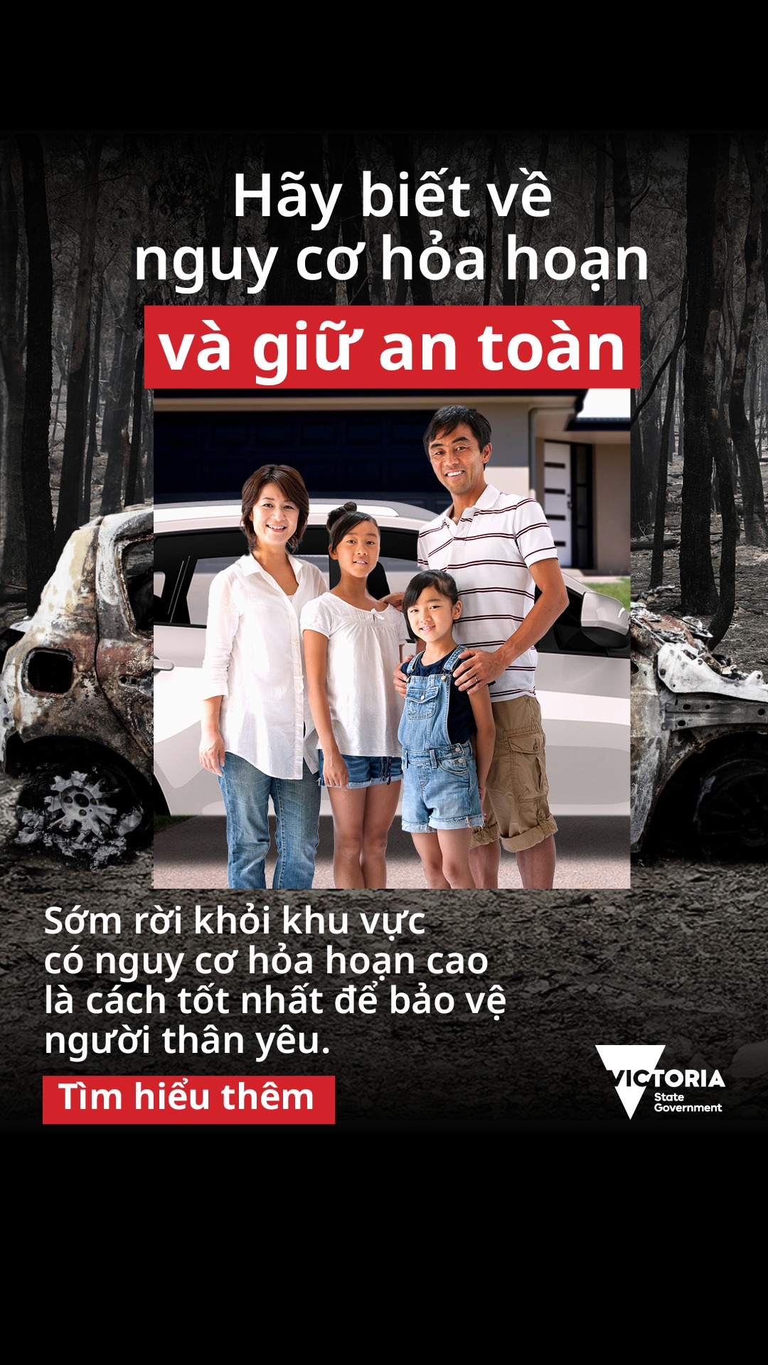 VicEmergency Facebook ad: Bảo vệ người thân yêu