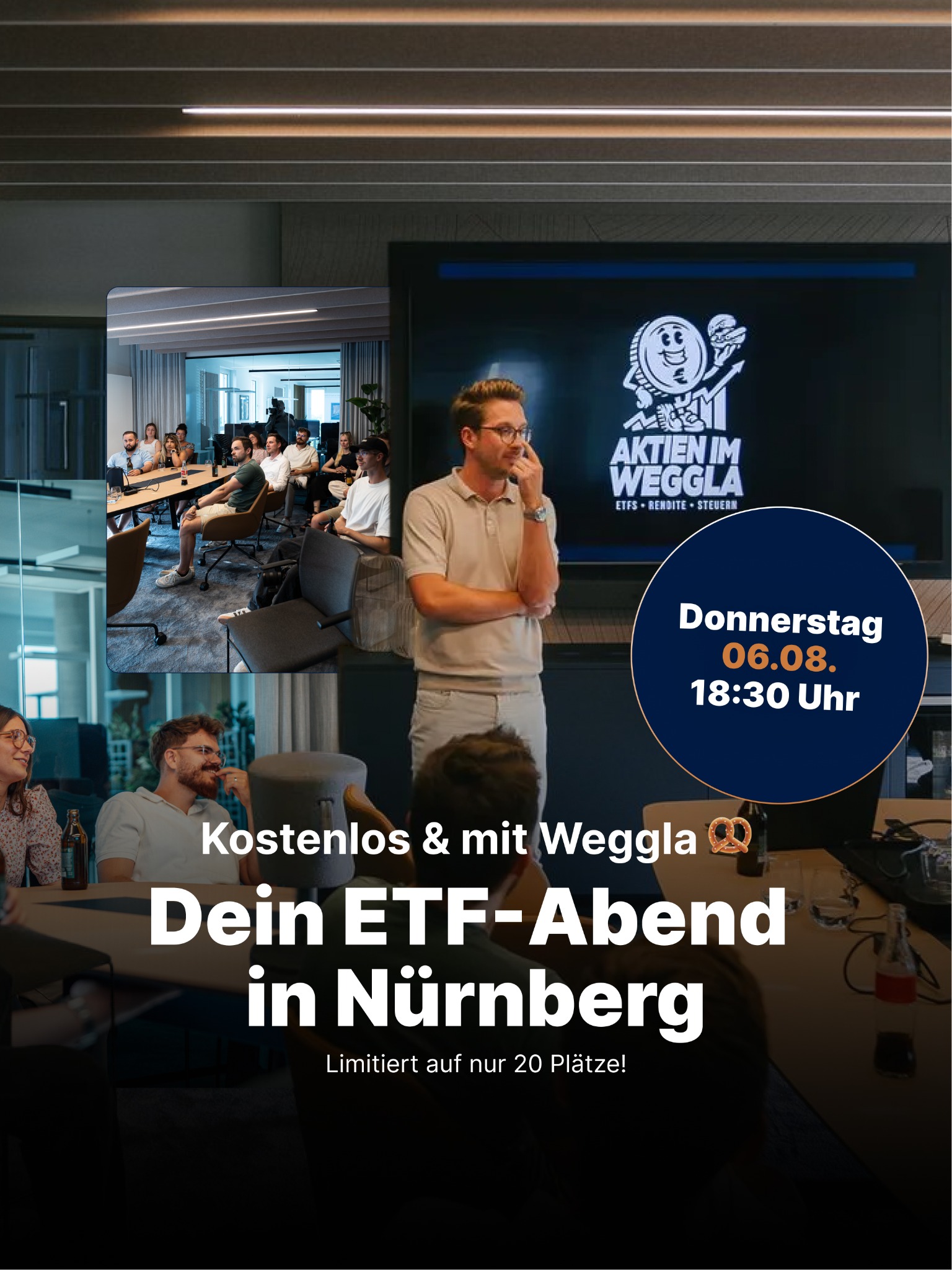 Aktien im Weggla Facebook ad from Jul 30, 2026
