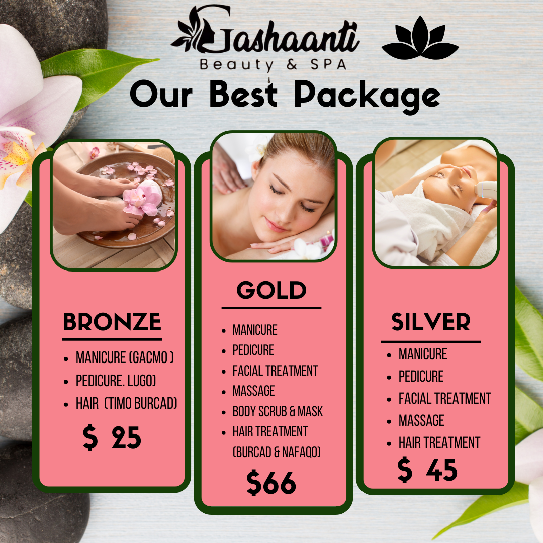 Gashaanti beauty and spa Facebook ad