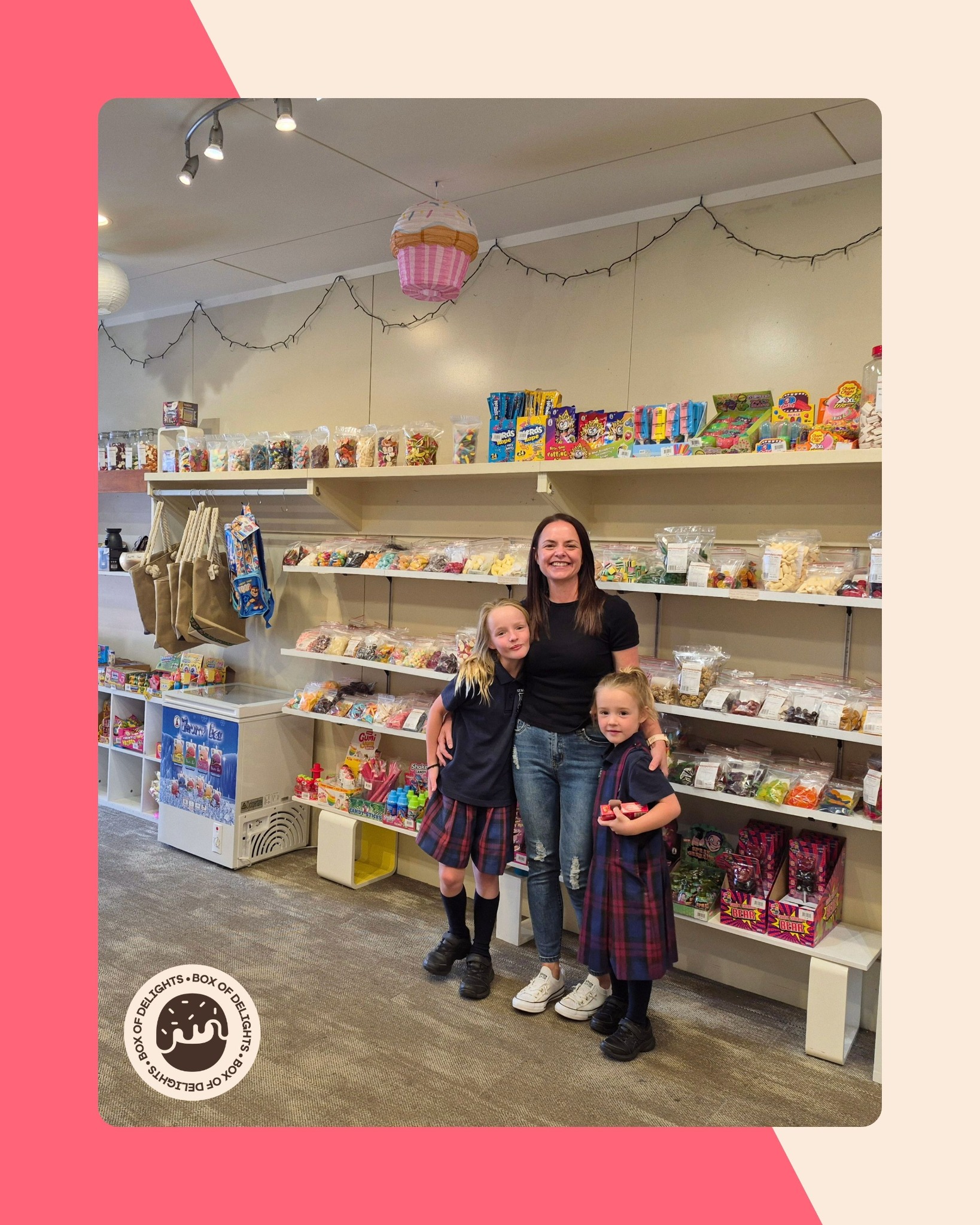 Box of Delights Lolly Shop Facebook ad