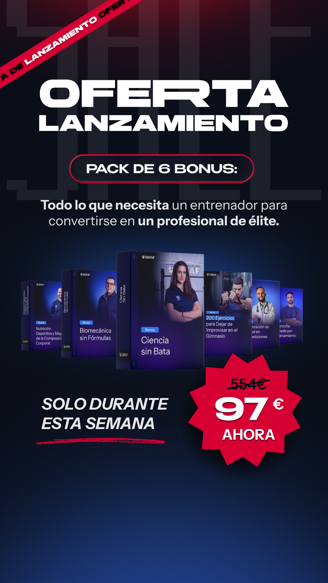 ENFAF - Escuela Nacional de Fuerza y Acondicionamiento Físico Facebook ad
