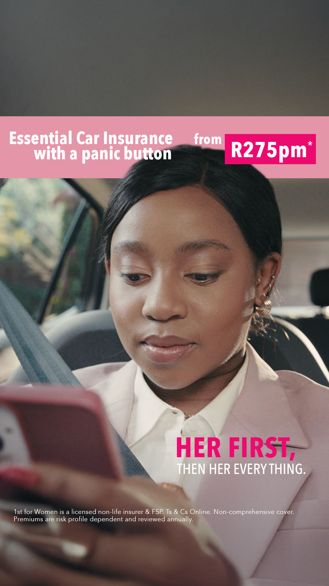 1st for Women Insurance Facebook ad