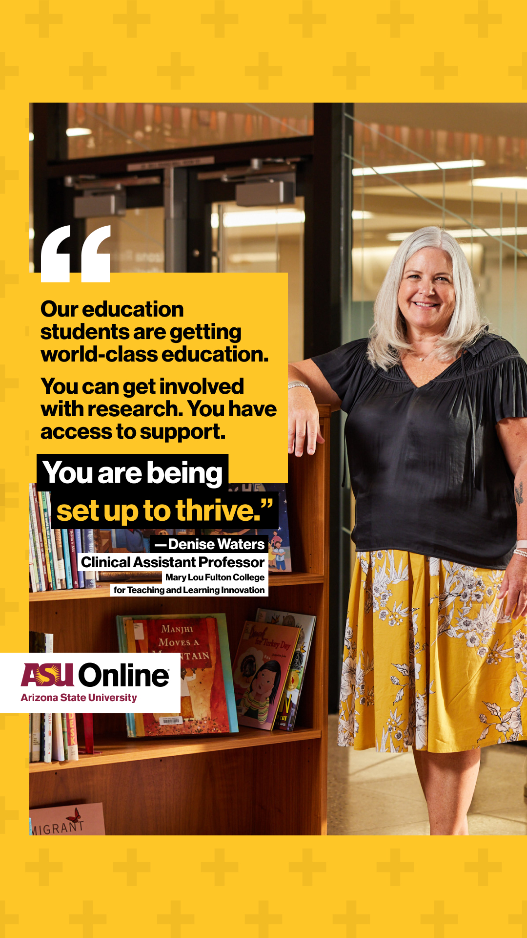 ASU Online Facebook ad
