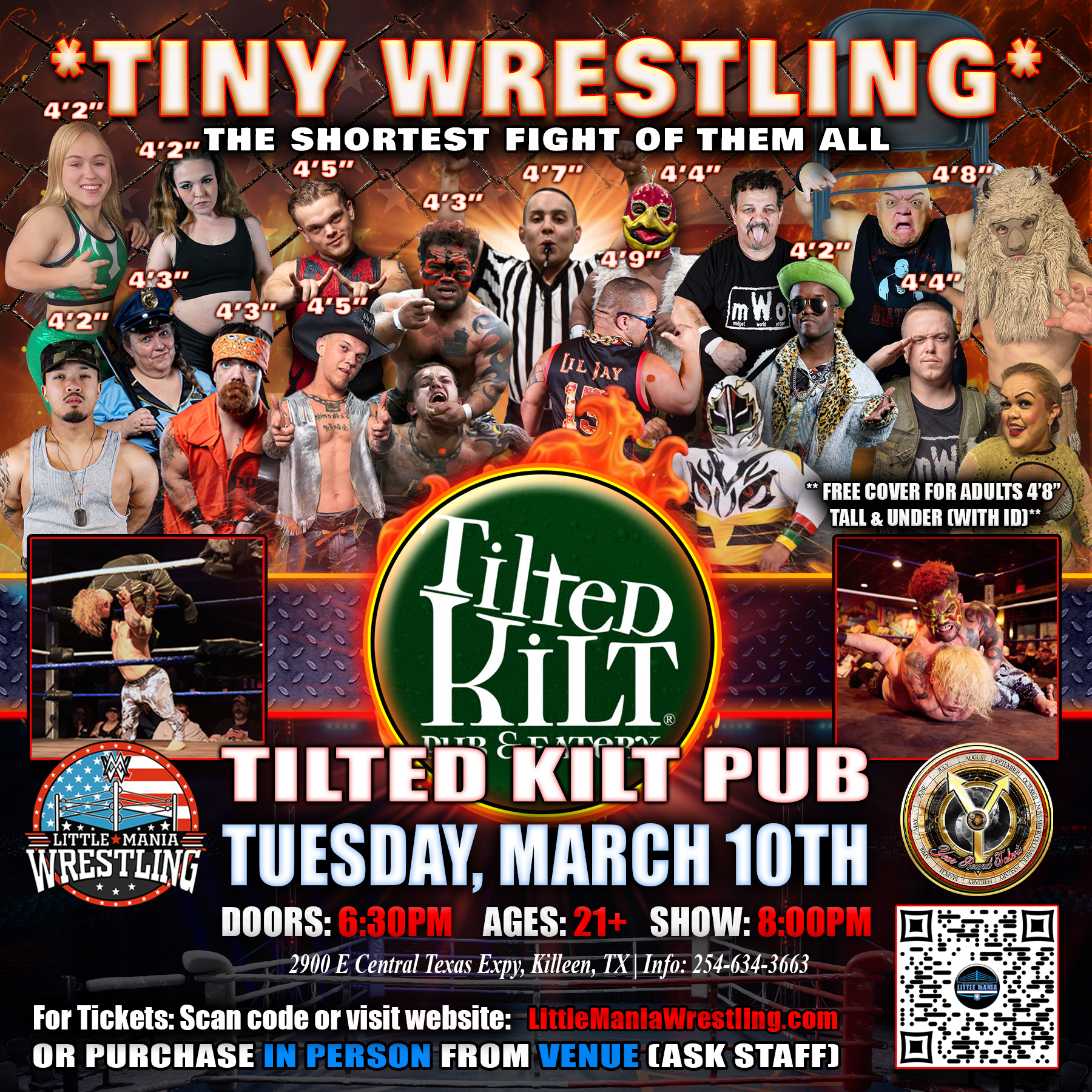 Little Mania Wrestling Facebook ad