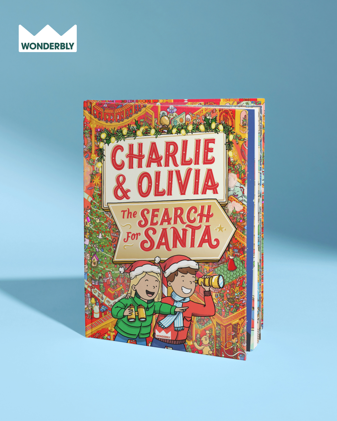 Wonderbly Facebook ad: Where's Waldo?' but with your kids in disguise!