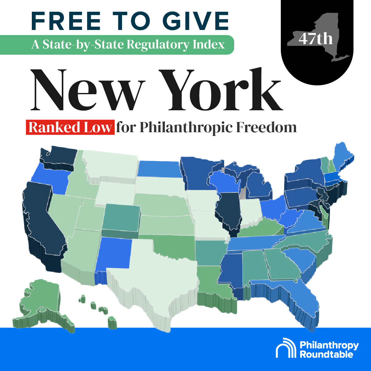 Philanthropy Roundtable Facebook ad: Free to Give: A State-by-State Regulatory Index