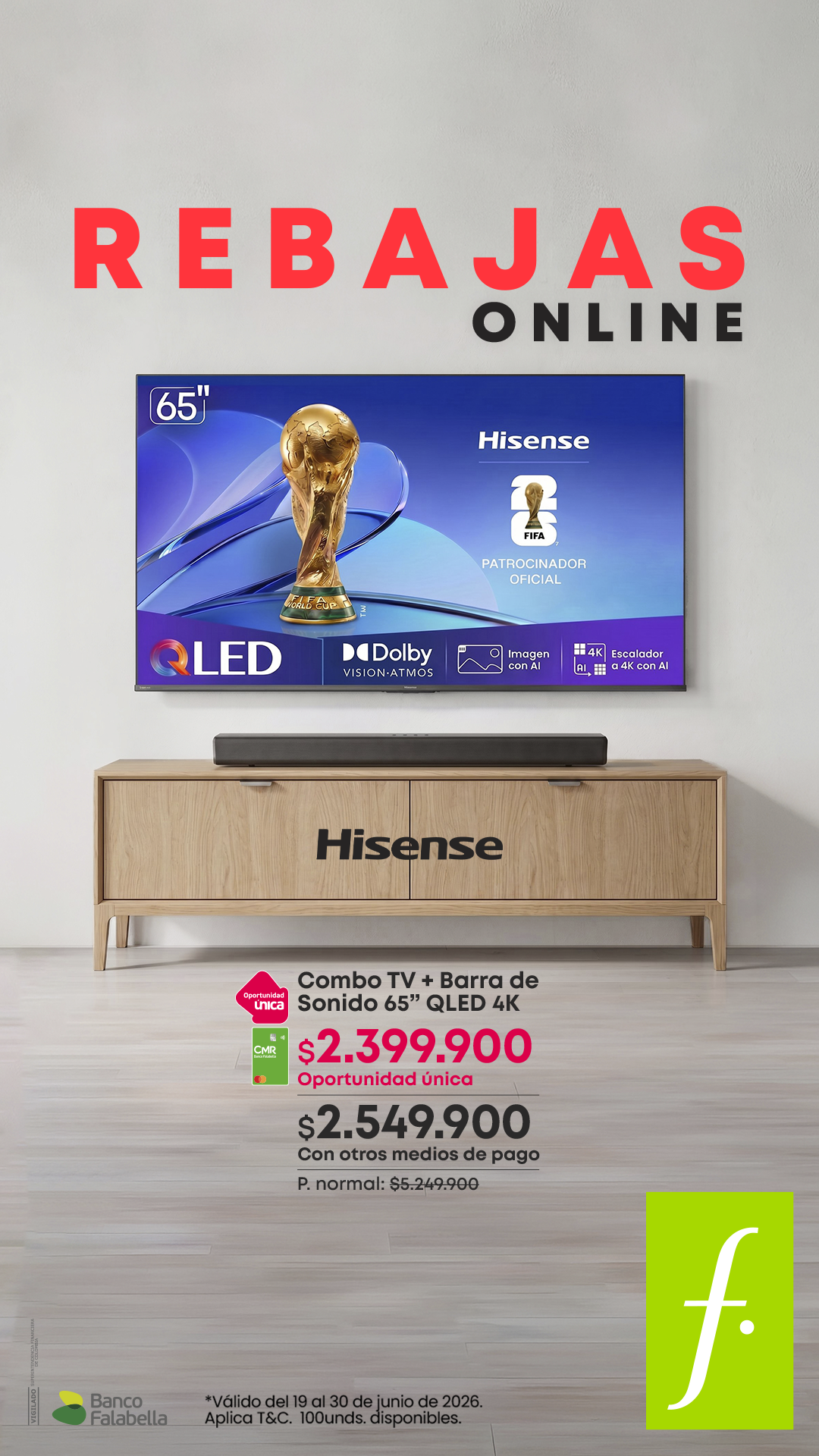 Falabella Colombia Facebook ad