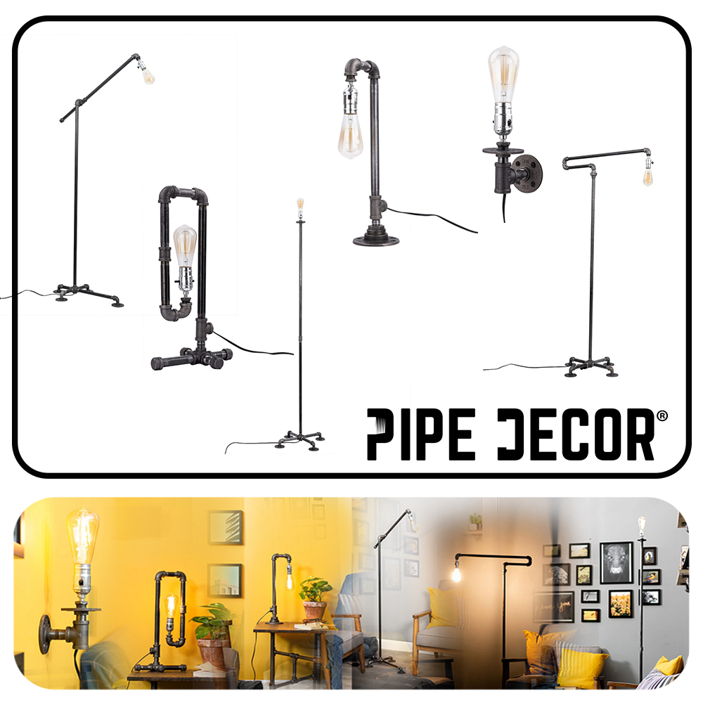 PIPE DECOR Facebook ad: Industrial Lighting Fixtures | PIPE DECOR | Pipe Decor…
