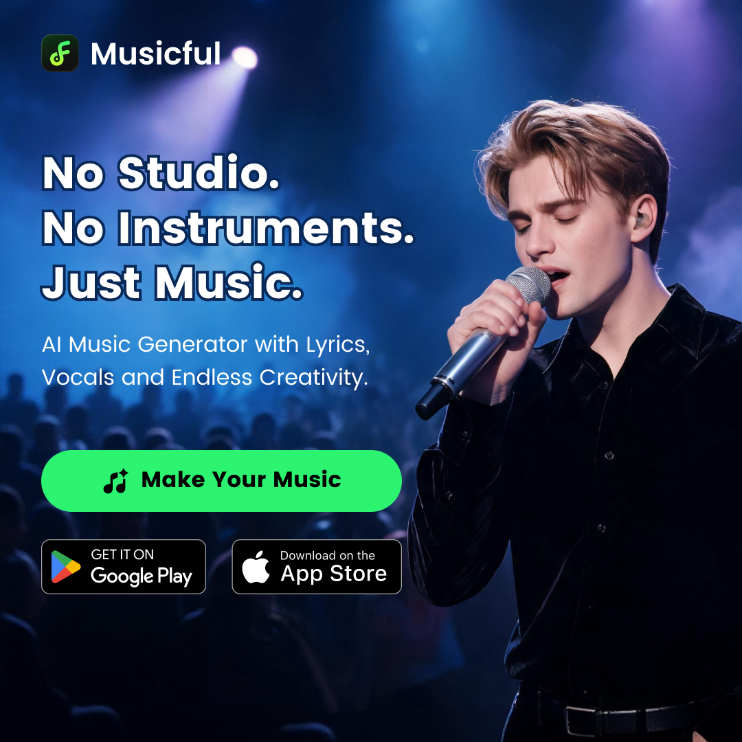 Musicful.AI Facebook ad