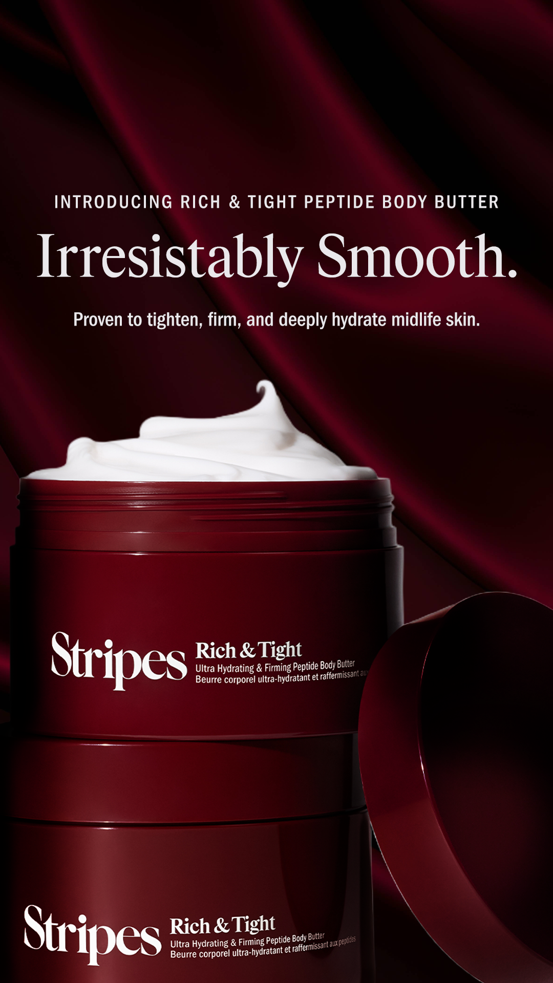 Stripes Beauty Facebook ad