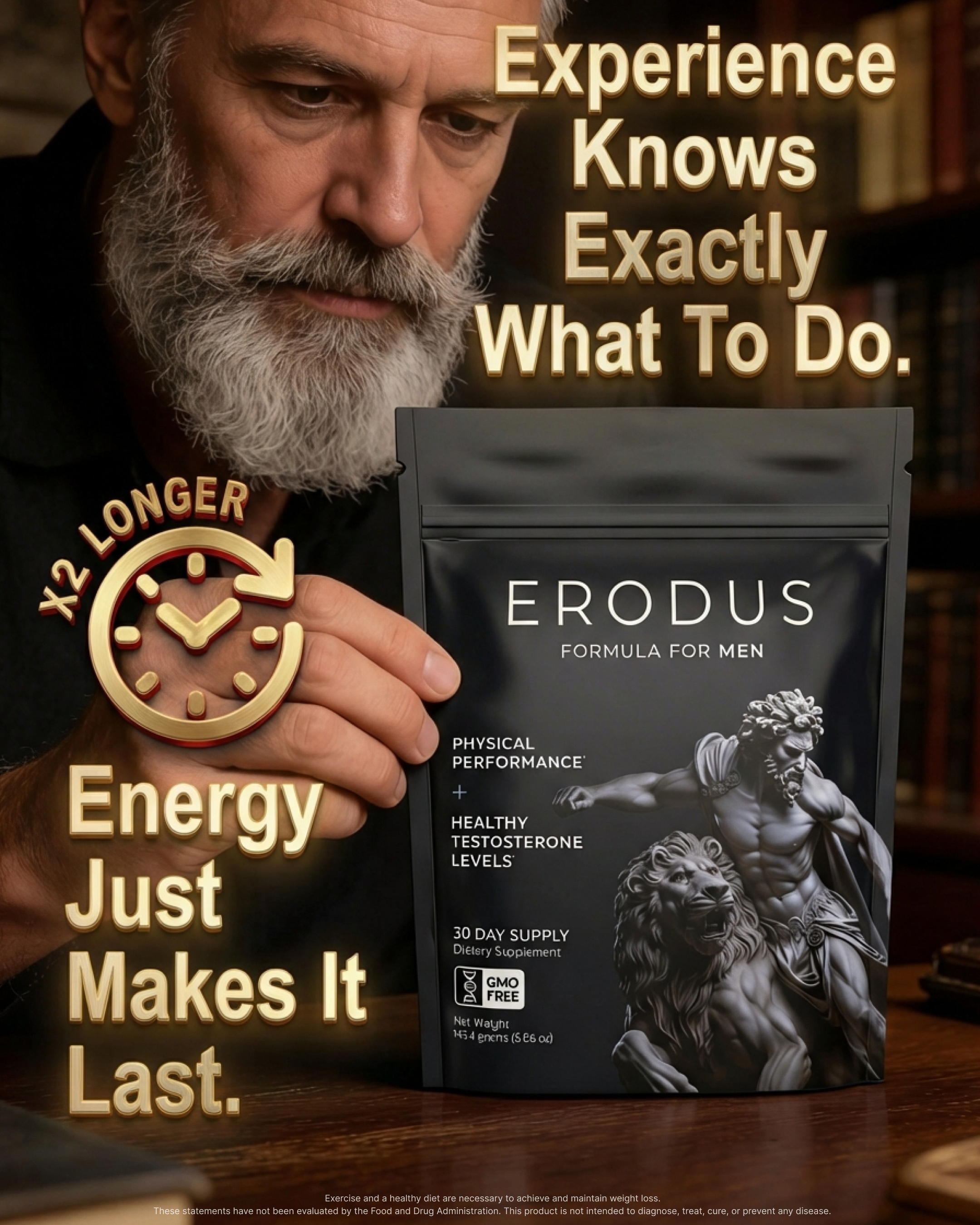 Erodus Formula For Men Facebook ad