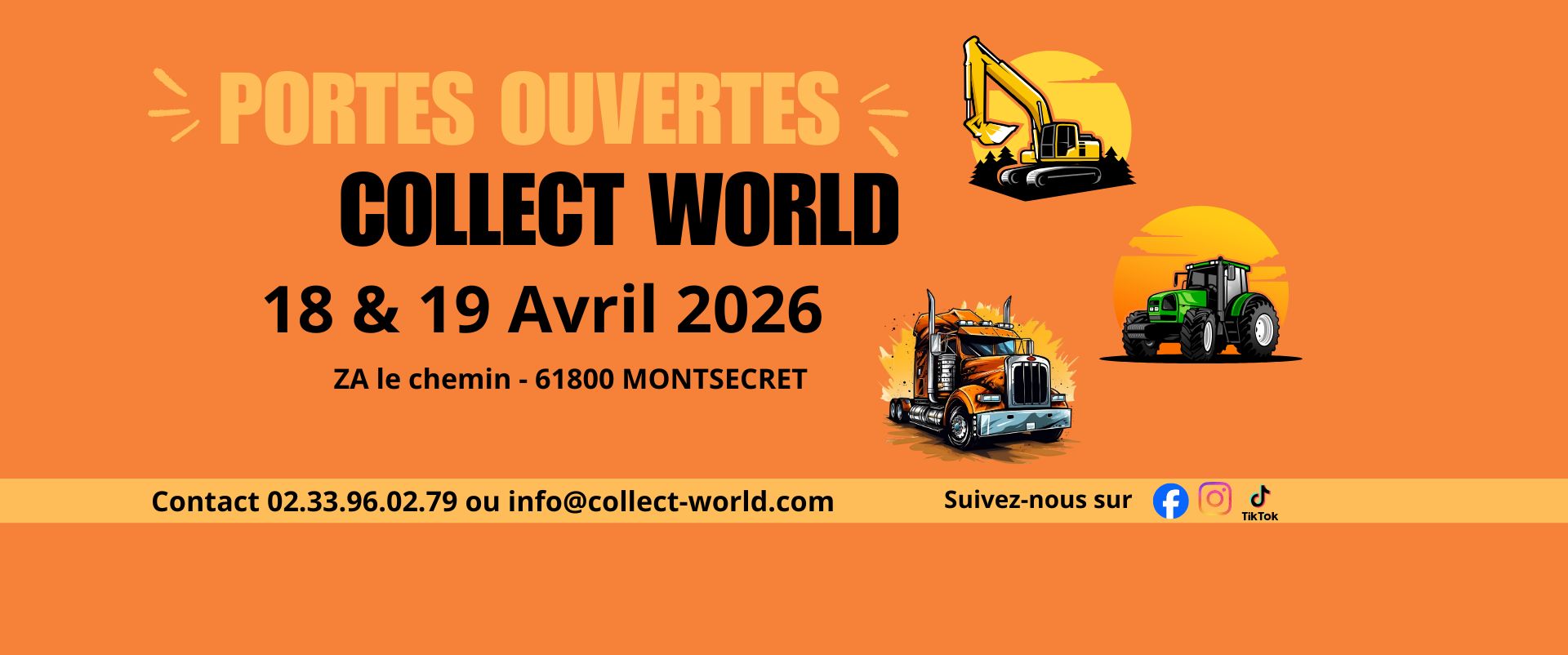 Collect World Facebook ad: PORTES OUVERTES COLLECT WORLD -18 et 19 Avril 2026 à…