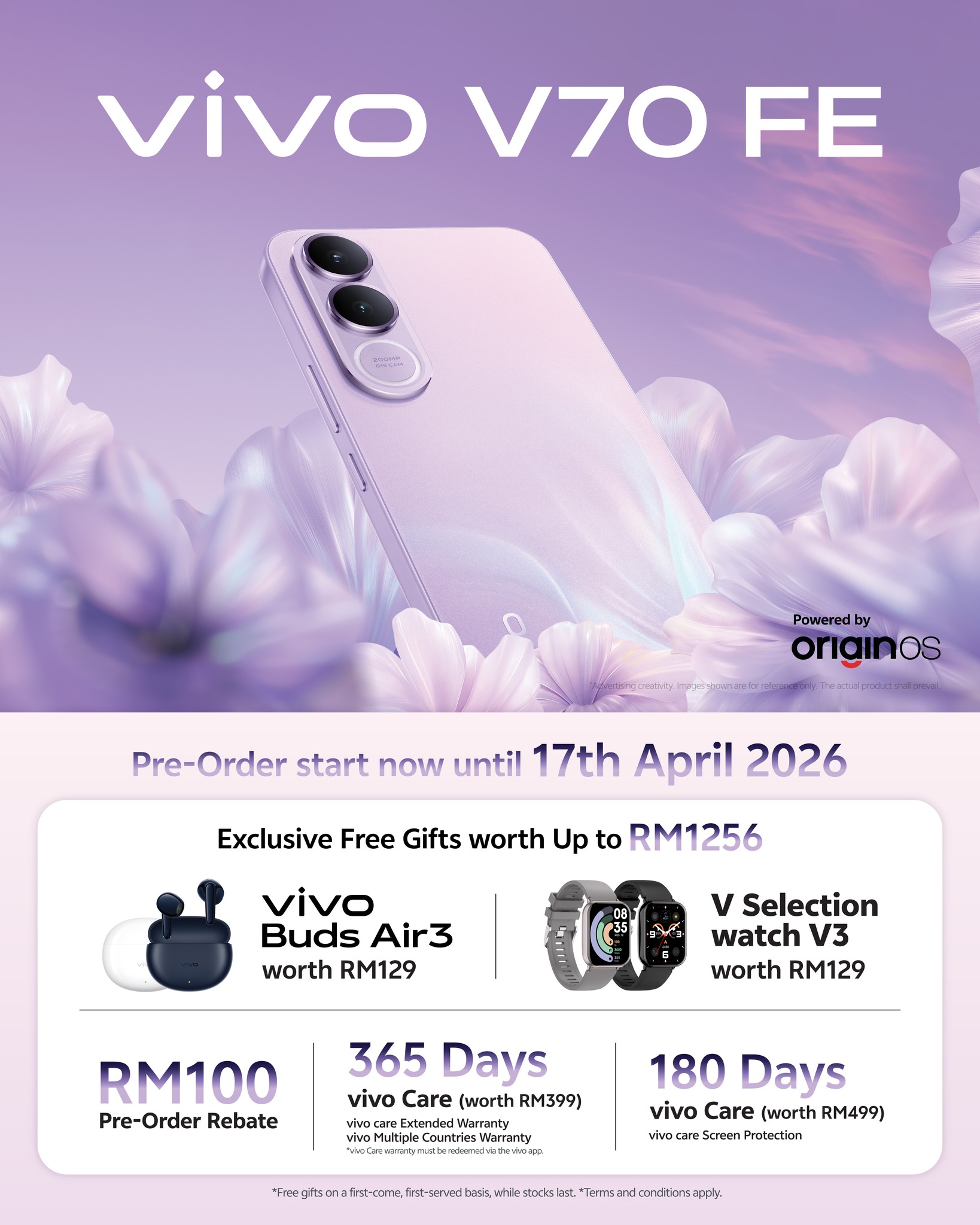 vivo Facebook ad: UNLOCK EXCLUSIVE PRE-ORDER PERKS