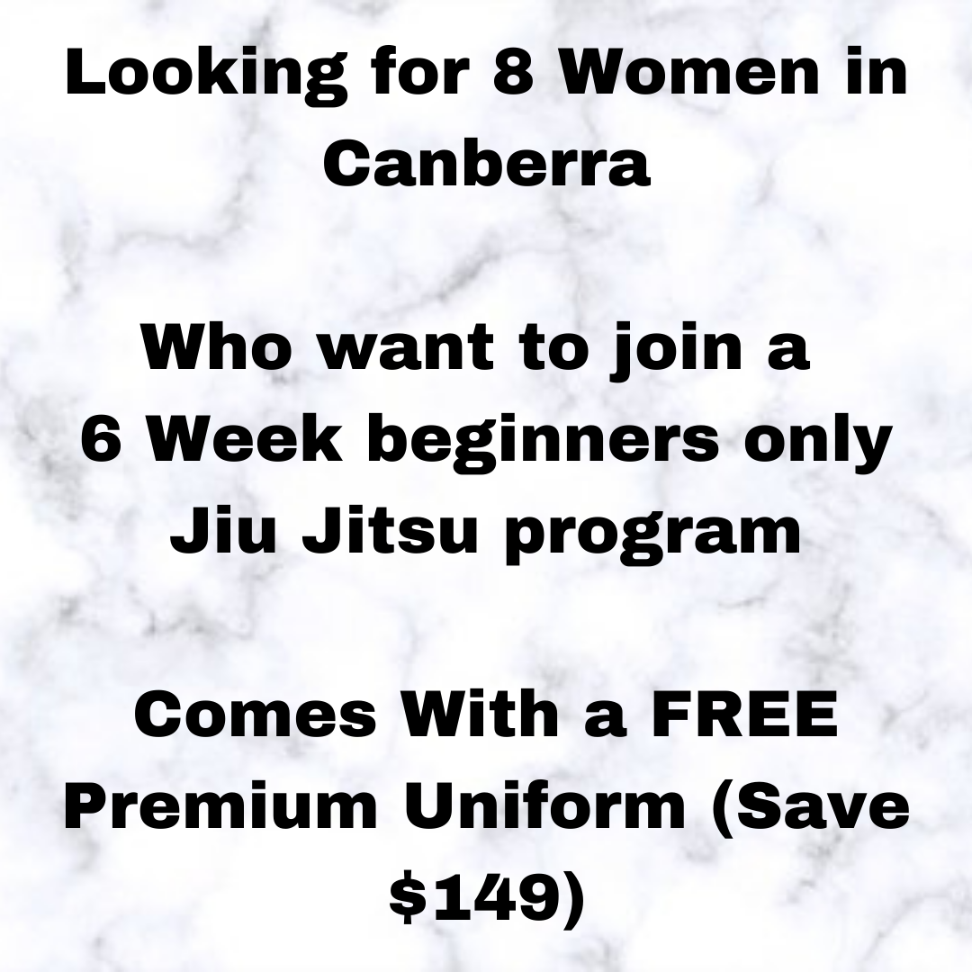 Canberra Martial Arts & Fitness Facebook ad: 6 Week Beginners Jiu Jitsu Program