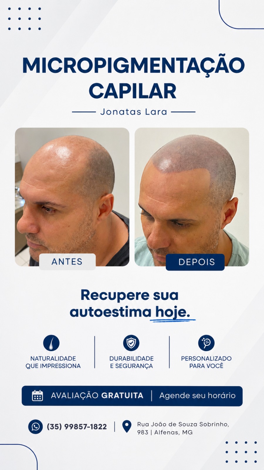 Jônatas Lara Especialista em Saúde Capilar Facebook ad: Converse conosco
