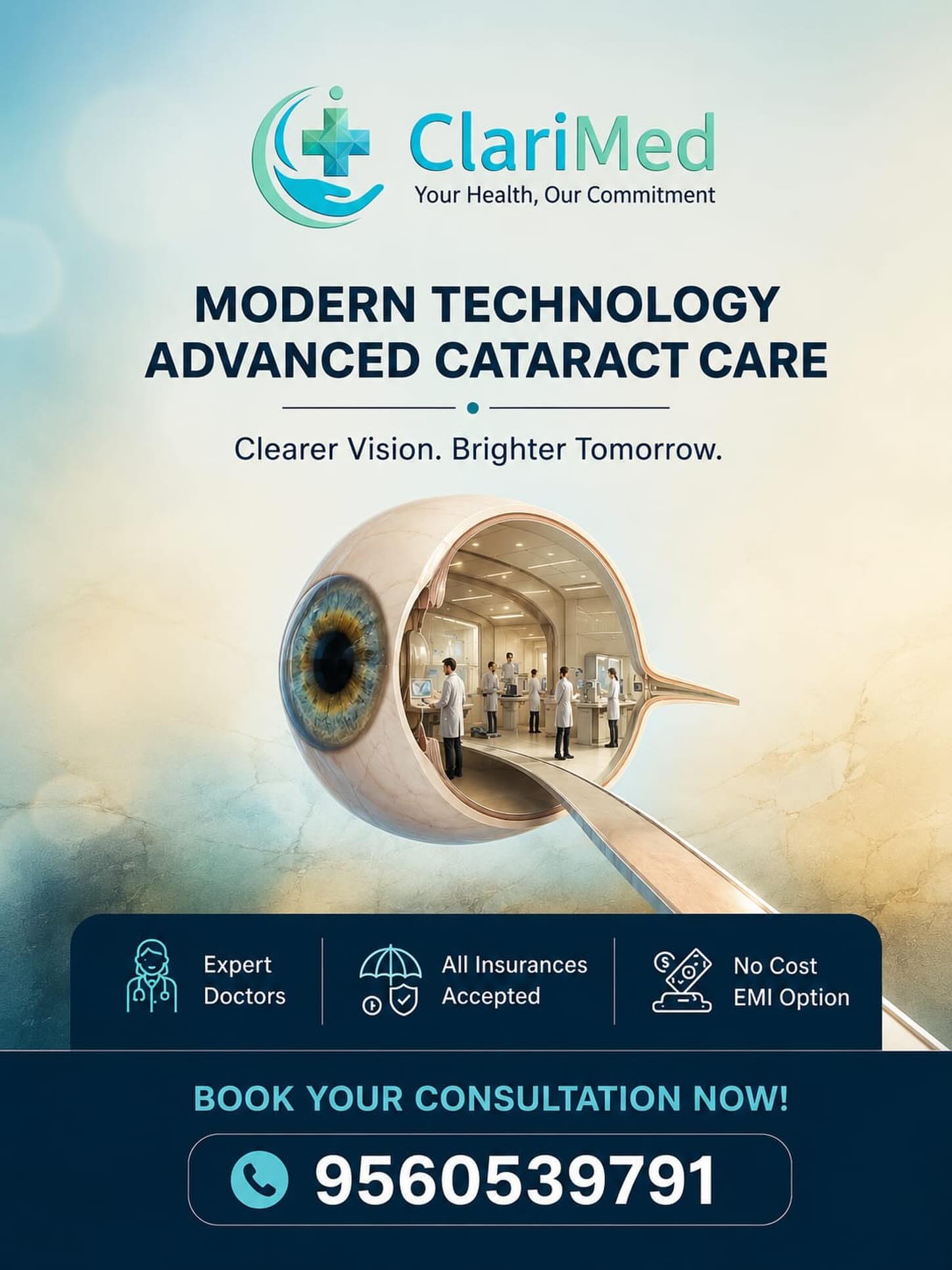 clarimedhealthcare Facebook ad: Your Health, Our Commitment.