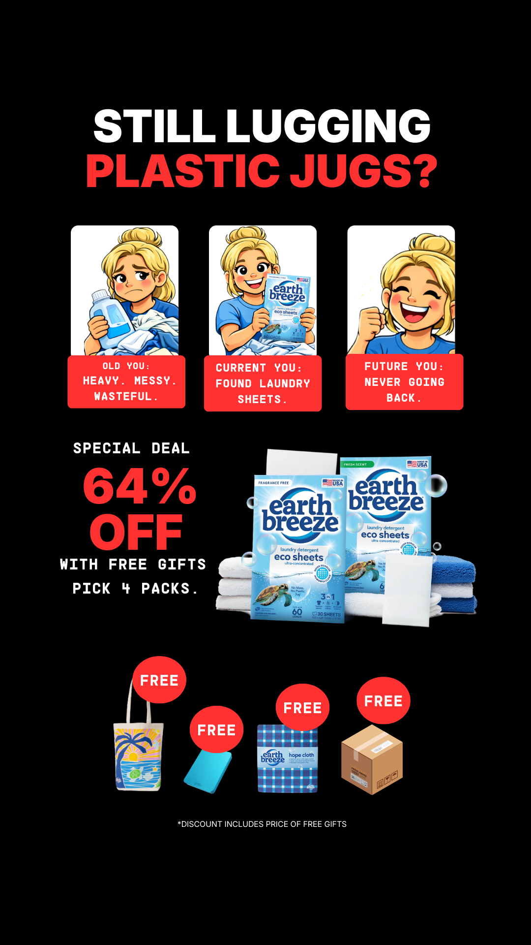 Earth Breeze Facebook ad