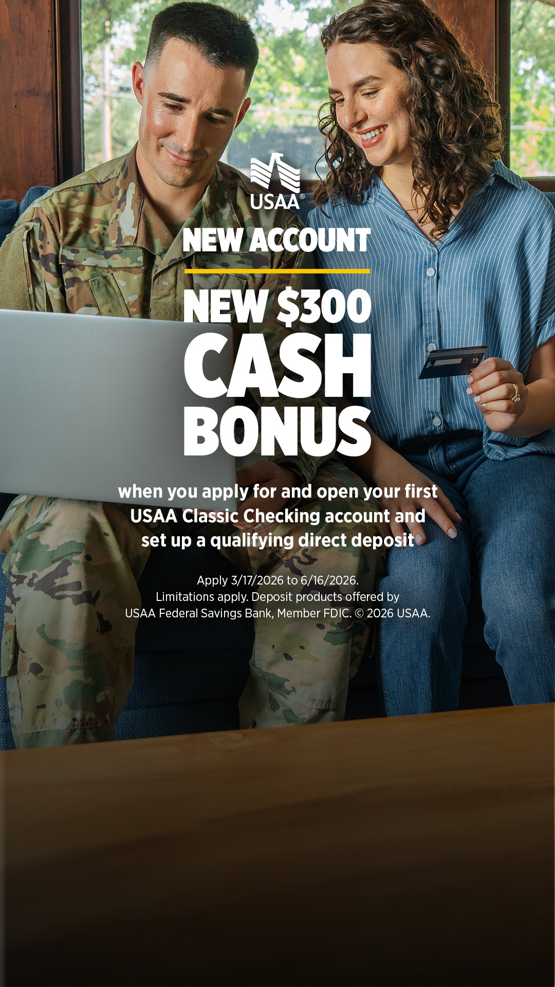 USAA Facebook ad