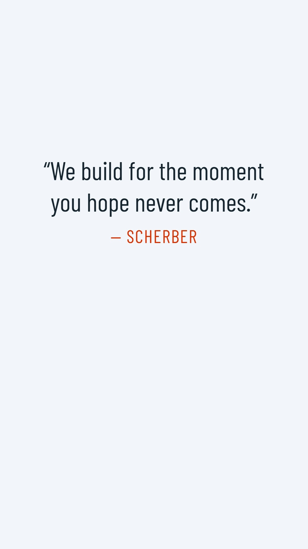 Scherber Facebook ad: THE CALL BEFORE THE CALL, Why Fire &…