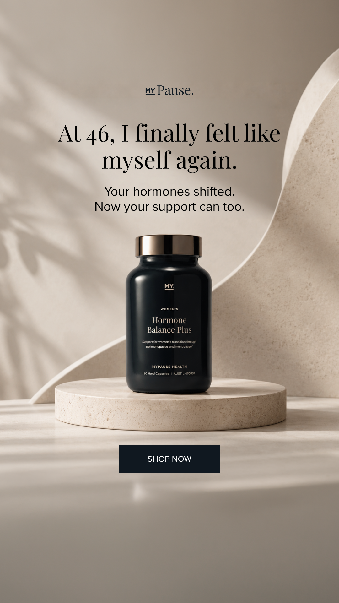 MyPause Health Facebook ad