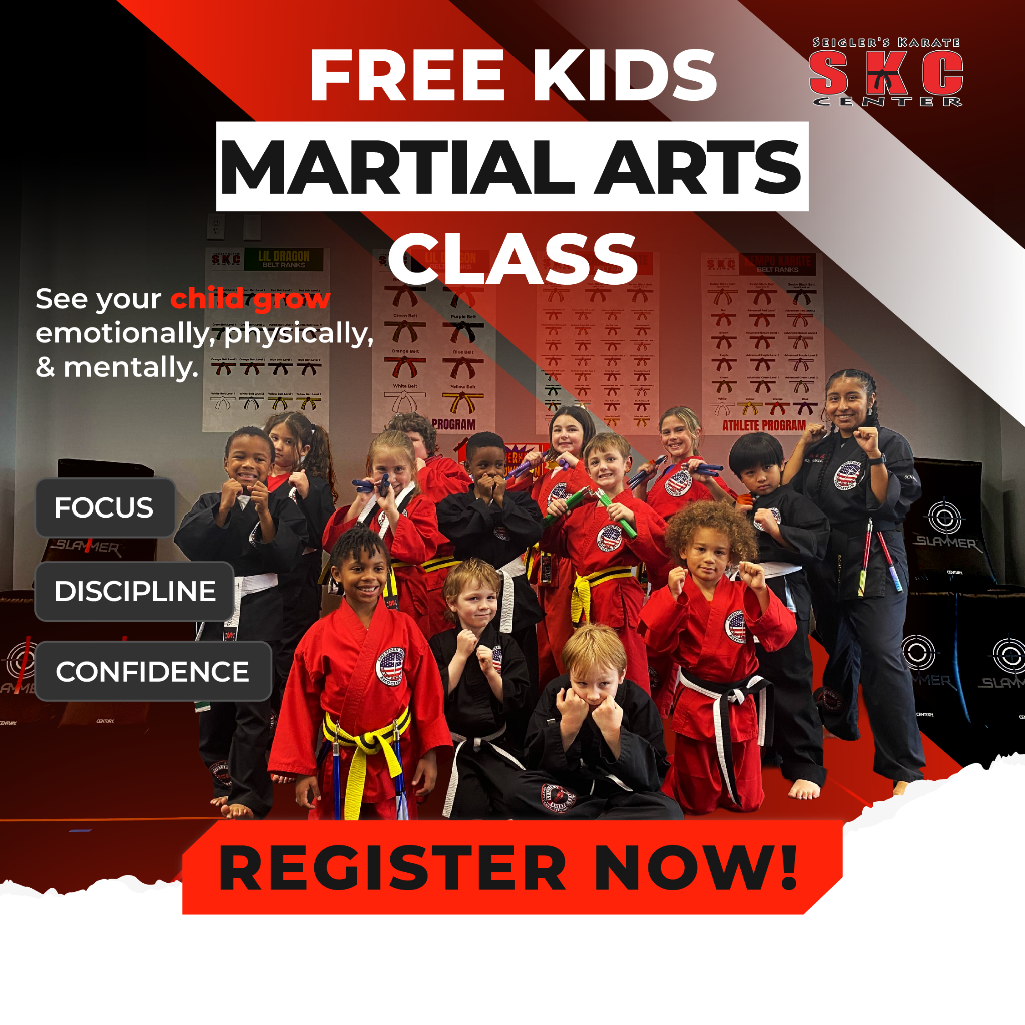 Seigler's Karate Center Facebook ad